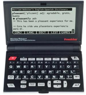 Franklin BES2100 Spanish - English Electronic Speaking Dictionary customer photo 1