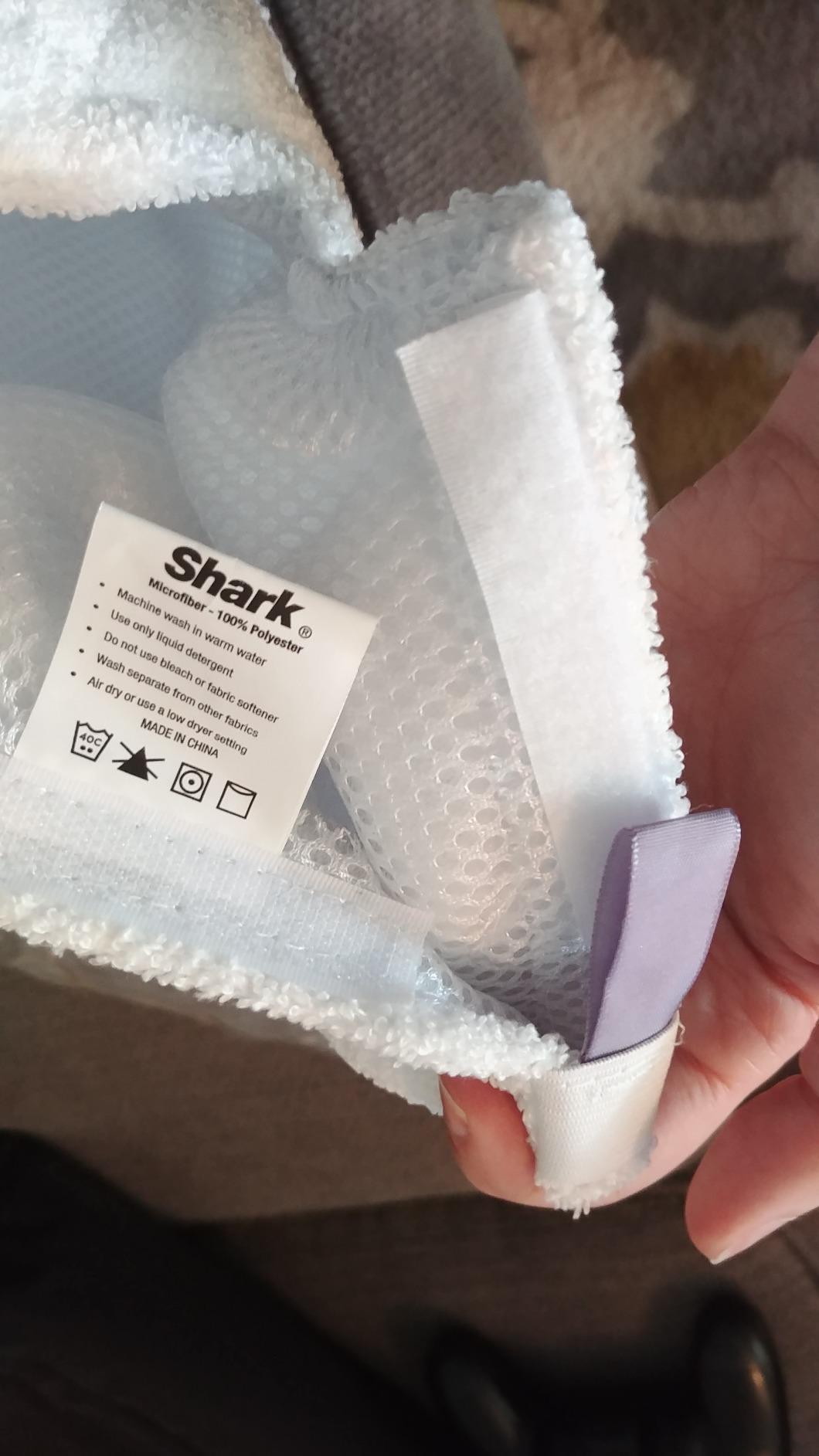 Shark Steam Pocket Mop with 2 Washable Double-sided Pads, Purple, S3501 | Lightweight, 2 Machine Washable Double-Sided Microfiber Pads, Swivel Steering, Steam Sanitization on Sealed Hard Floors customer photo 1