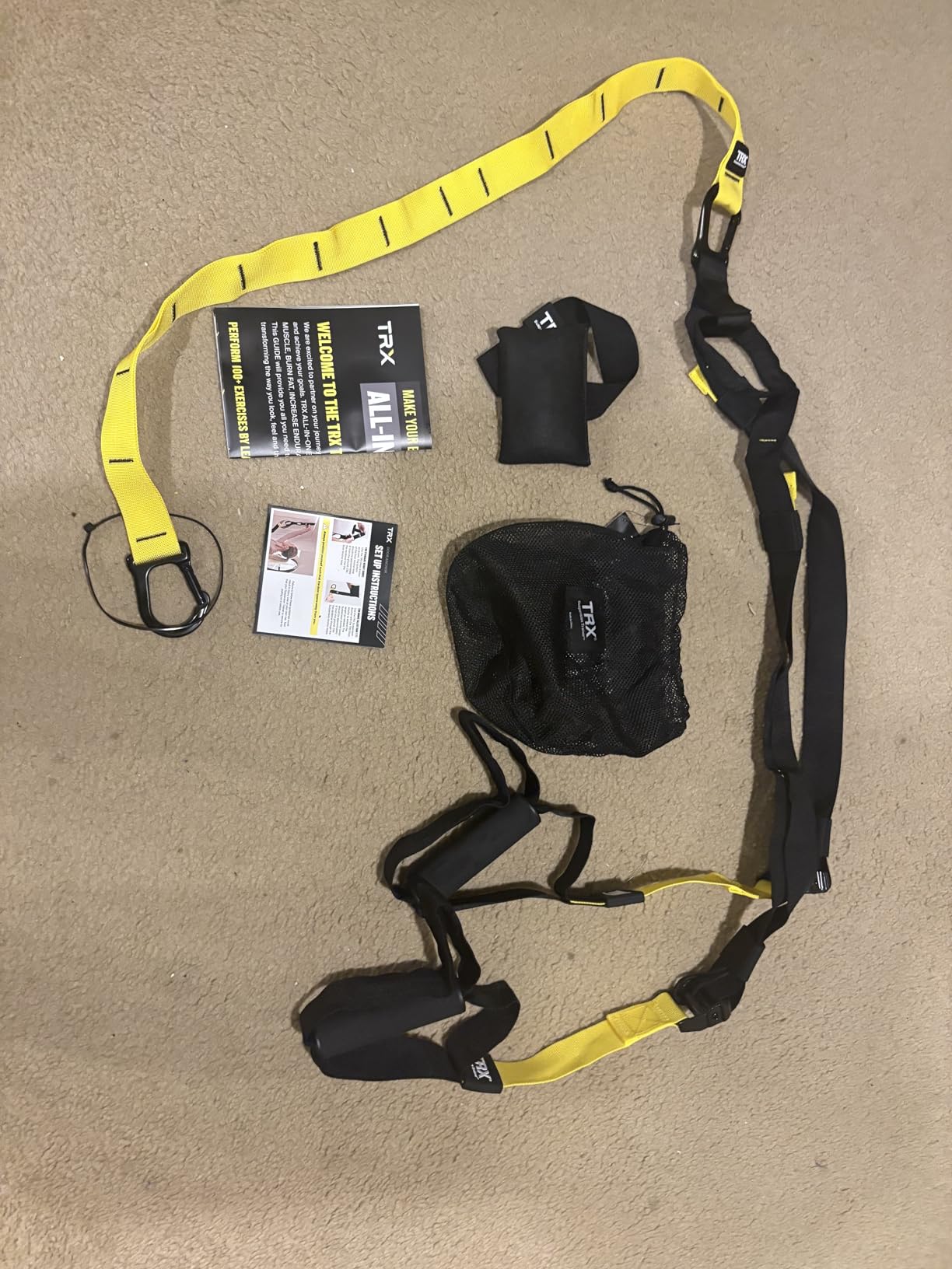 TRX All-In-One Home Gym System – Complete Suspension Training Kit for Strength Training, HIIT & Full-Body Workouts at Home or Outdoors, Includes Indoor & Outdoor Anchors customer photo 2