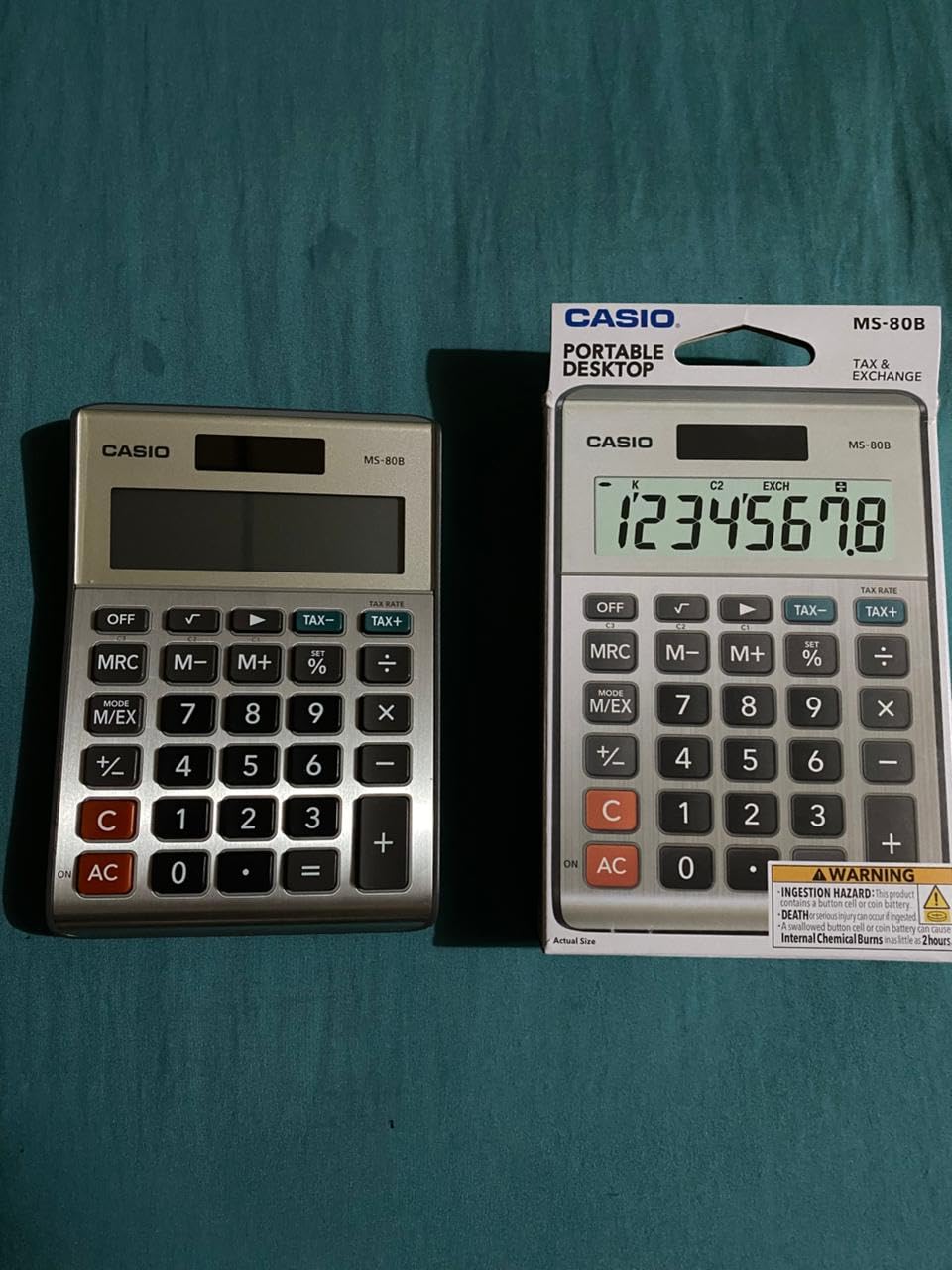 Casio MS-80B Desktop Calculator, Tax & Currency Tools customer photo 2