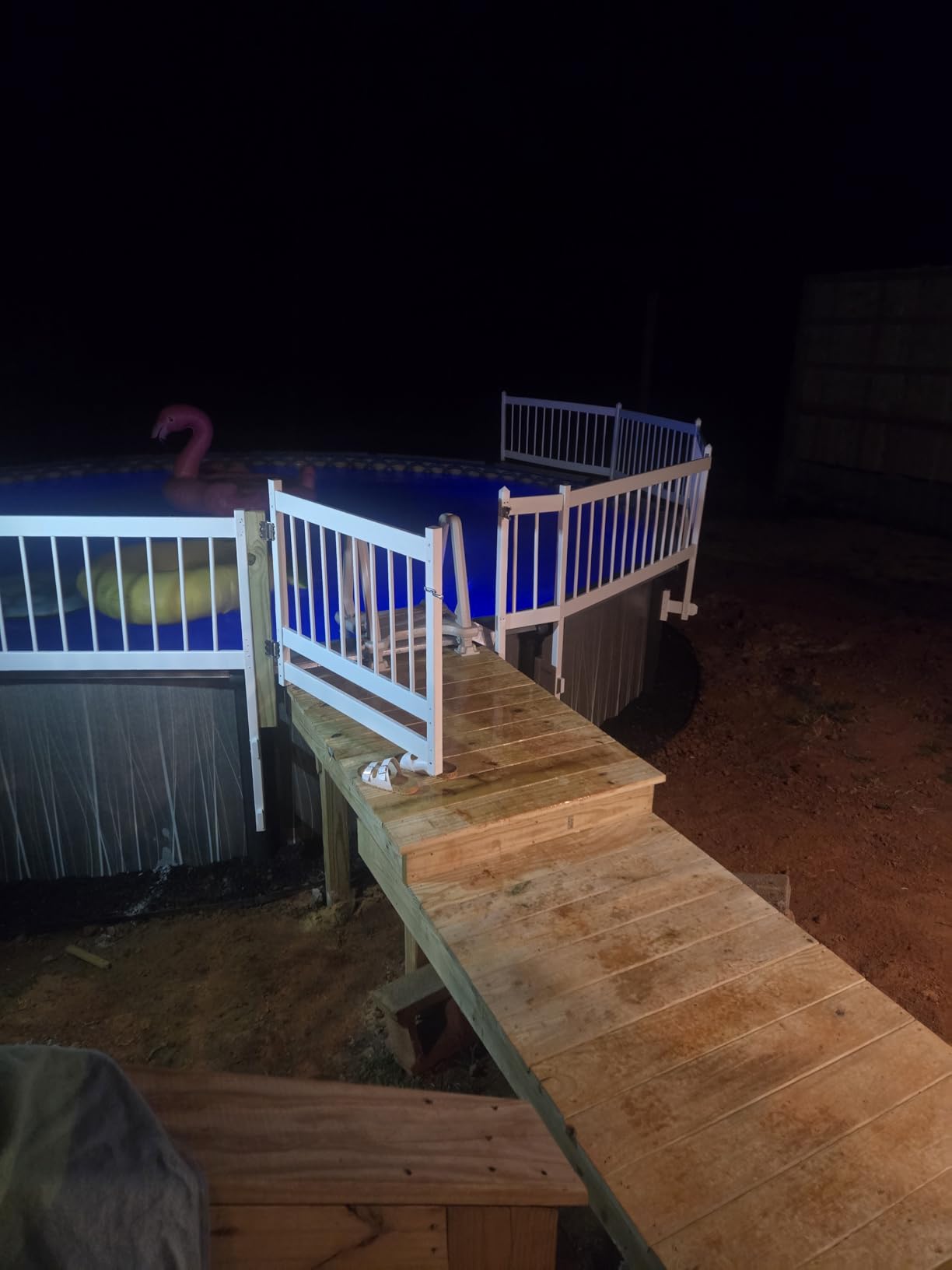 Blue Wave Above Ground Pool Fence Base Kit A, 8 Sections customer photo 1