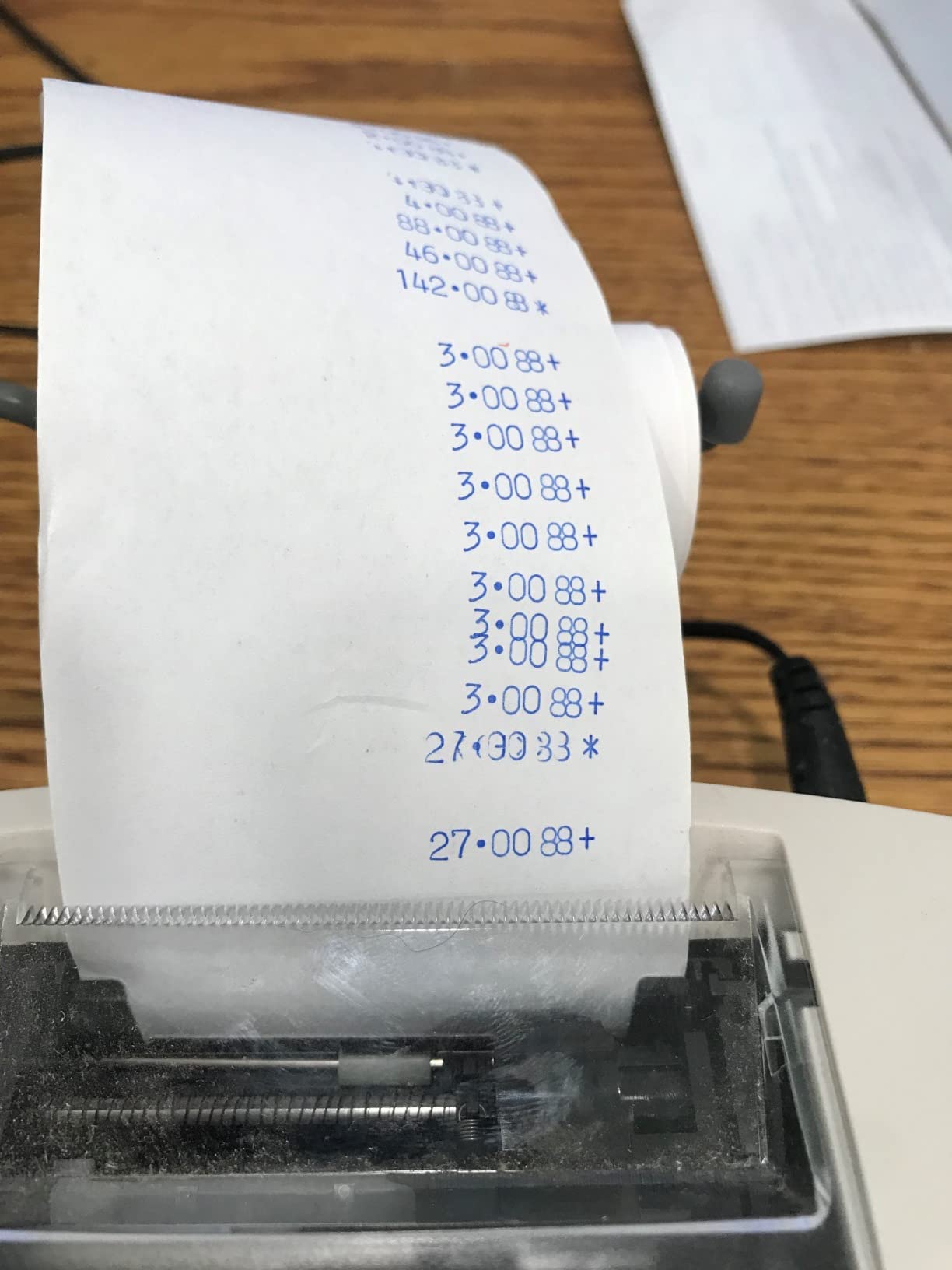 Victor 12-Digit Compact Adding Machine Printing Calculator, Fast 2.3 Lines-Per-Second Ink Roller Printer with Cost, Sell and Margin Keys, 20% Recycled Plastic Enclosure, White (1208-2) customer photo 2