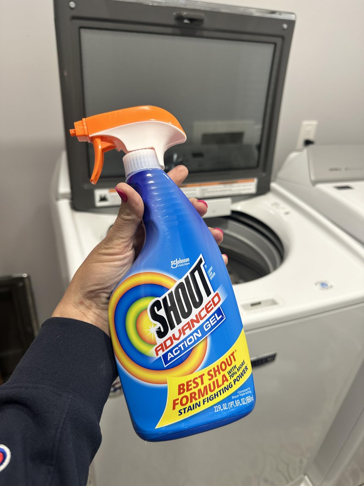 Shout Advanced Gel Laundry Stain Remover Spray, 22oz, (1-Pack) customer photo 2