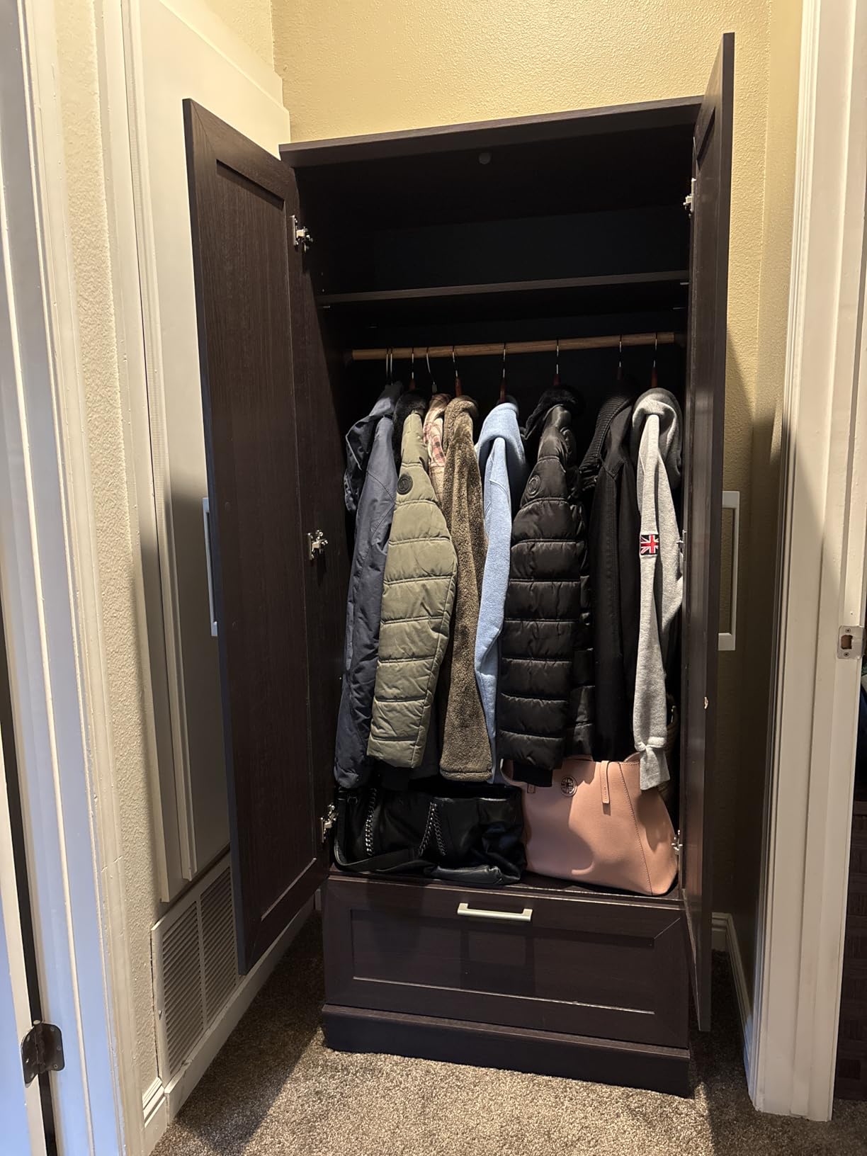 Sauder HomePlus Wardrobe/Pantry cabinets, L: 28.98