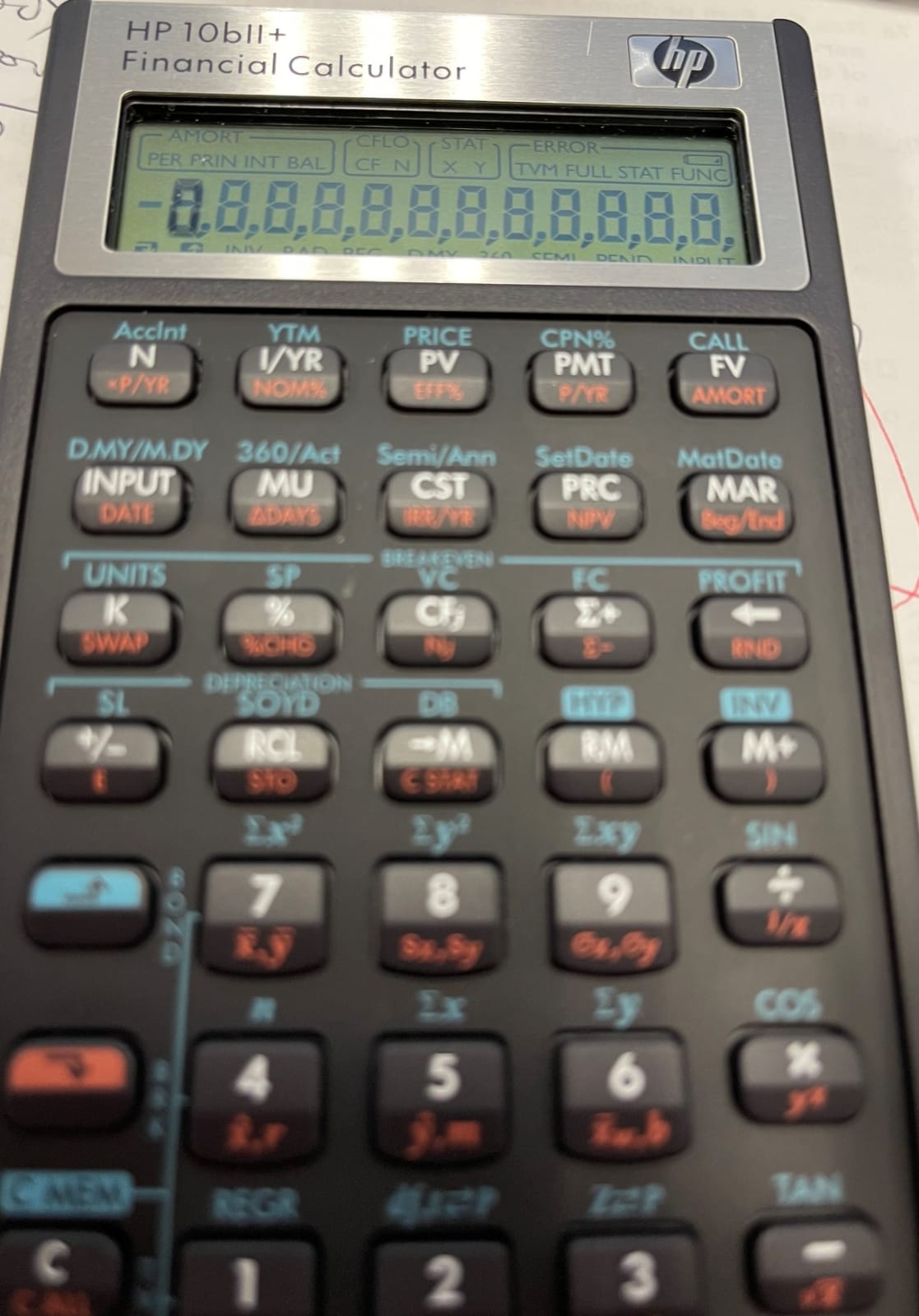 HP 10bII+ Financial Calculator for College and High School, SAT AP PSAT customer photo 1