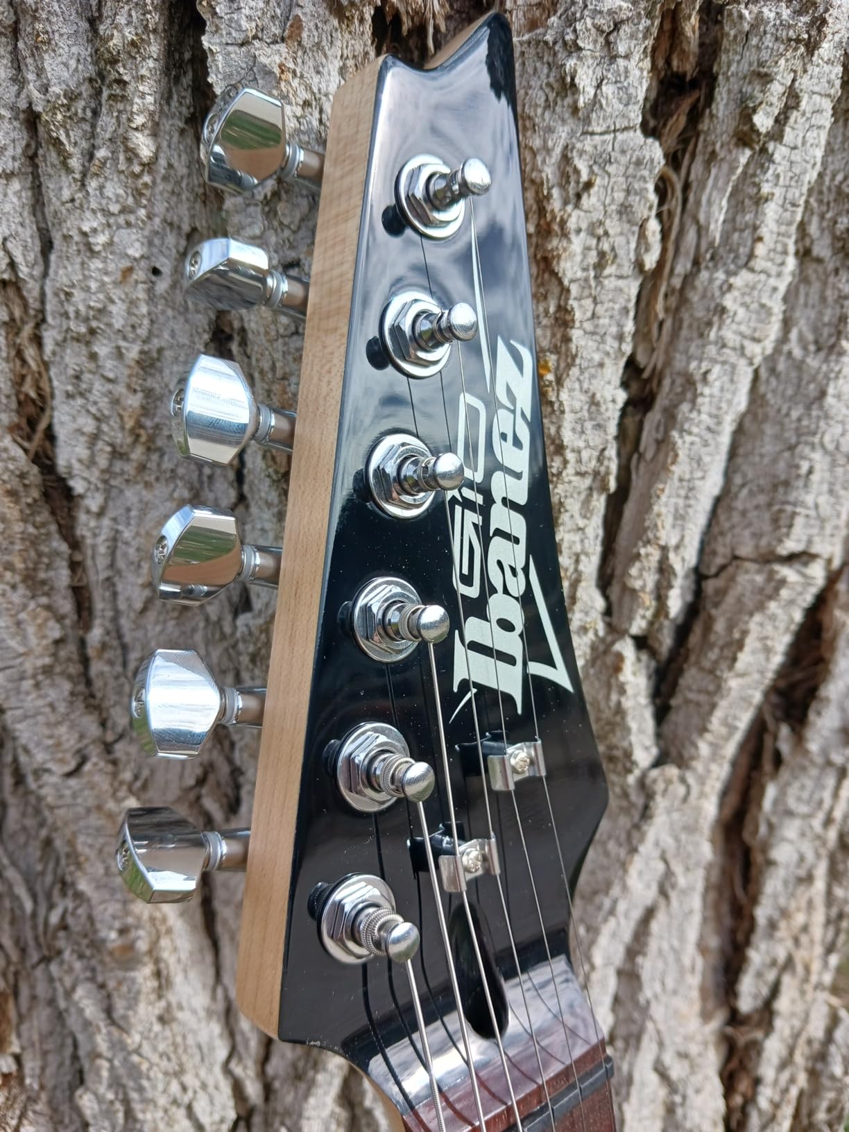 Ibanez GIO Series GRX70QA - Transparent Black Sunburst customer photo 2