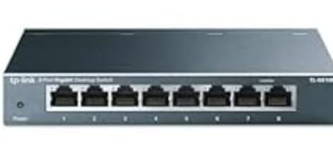 TP-Link 8 Port Gigabit Ethernet Network Switch - Ethernet Splitter | Plug & Play | Fanless | Sturdy Metal w/ Shielded Ports | Traffic Optimization | Unmanaged | Lifetime Protection (TL-SG108) | Ethernet Splitter, Plug & Play, Fanless, Sturdy Metal w/ Shielded Ports, Traffic Optimization, Lifetime Protection customer photo 1