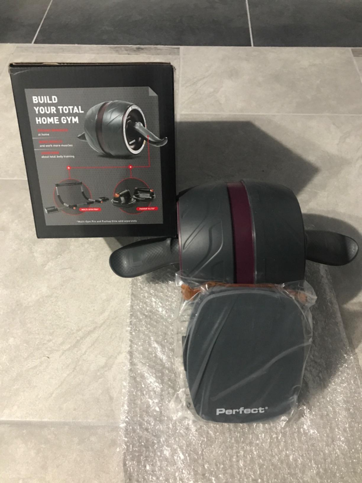 Perfect Fitness Ab Carver Roller Wheel With Built In Spring Resistance, At Home Core Workout Equipment customer photo 1