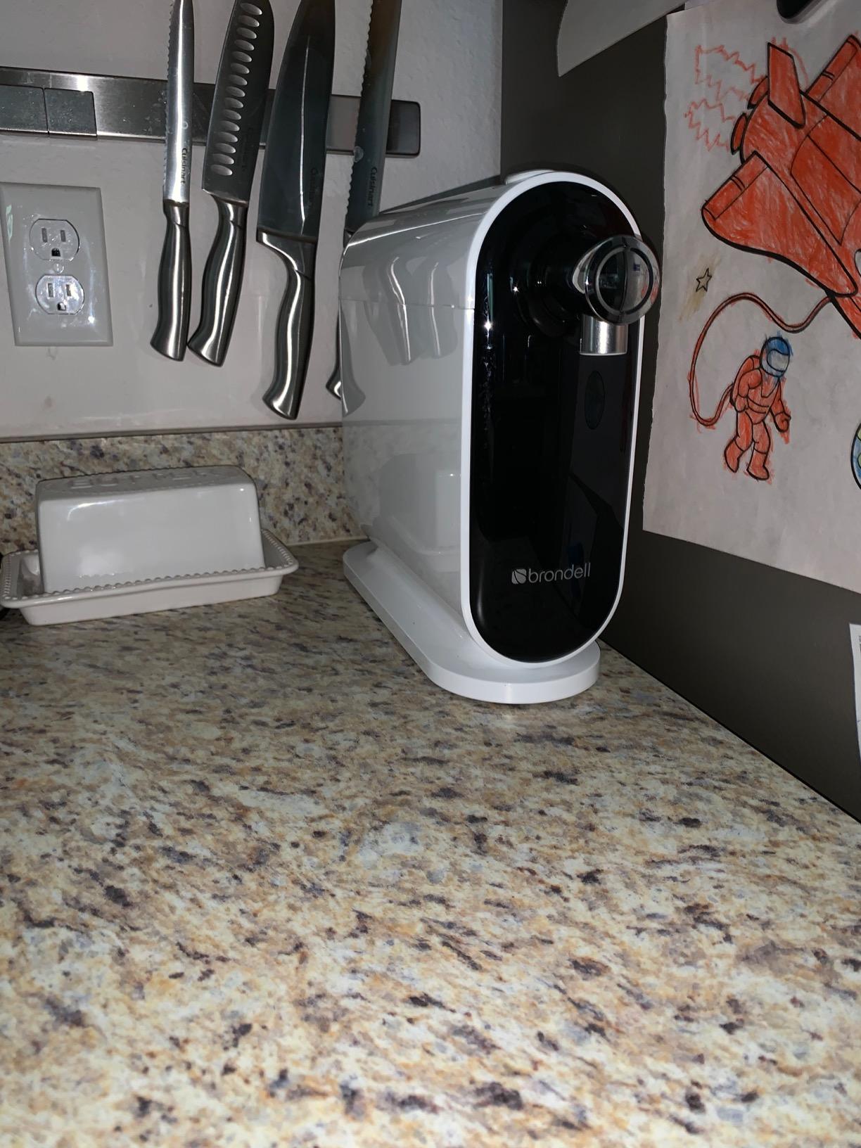 Brondell H630 Cypress Countertop Water Filter System for Kitchen Sinks, Three-Stage Filtration System and Dispenser Attaches to Faucet, White customer photo 2