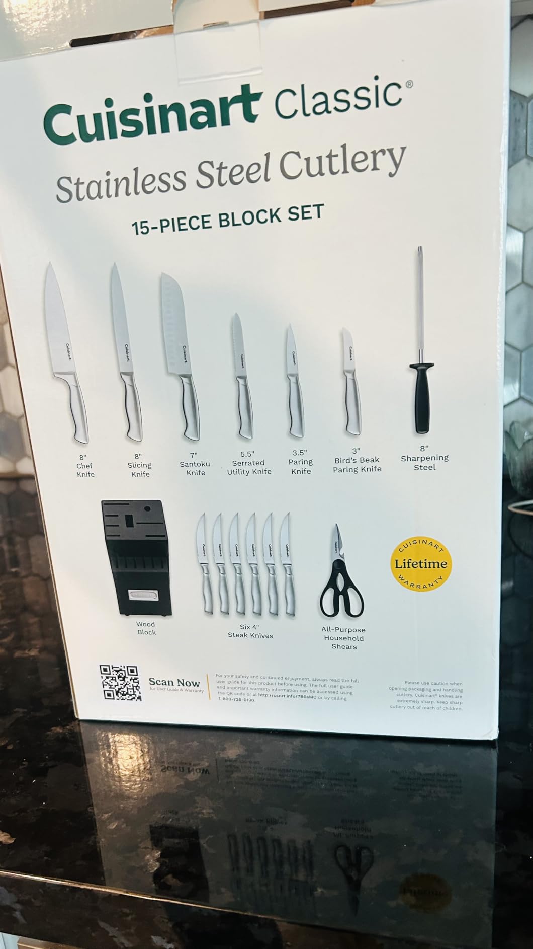 Cuisinart 15-Piece Stainless Steel Hollow Handle Block Set, C77SS-15PK customer photo 2