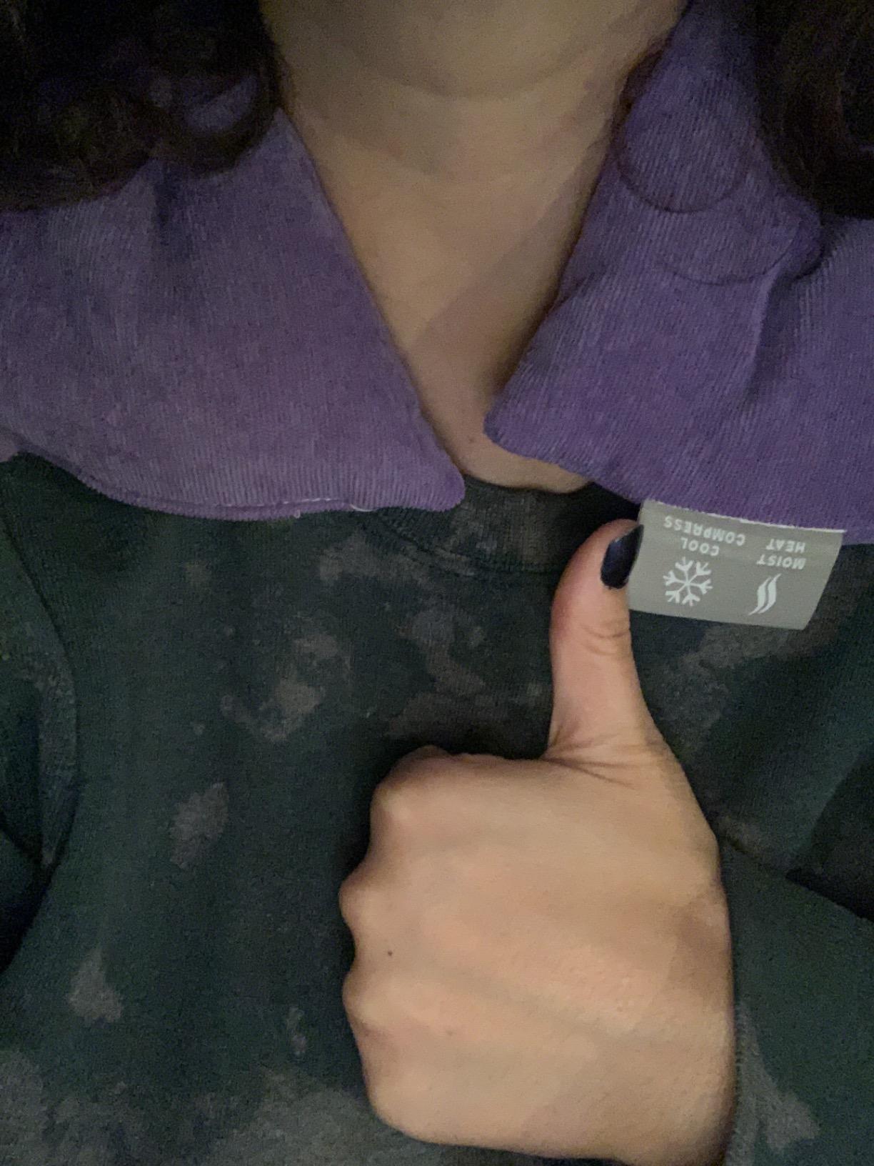 Bed Buddy Heated Aromatherapy Neck Wrap, Lavender Scented - Microwavable Hot & Cold Therapy for Sore Muscles, Stress Relief, and Relaxation - Soft Plush Fabric with Lavender customer photo 2