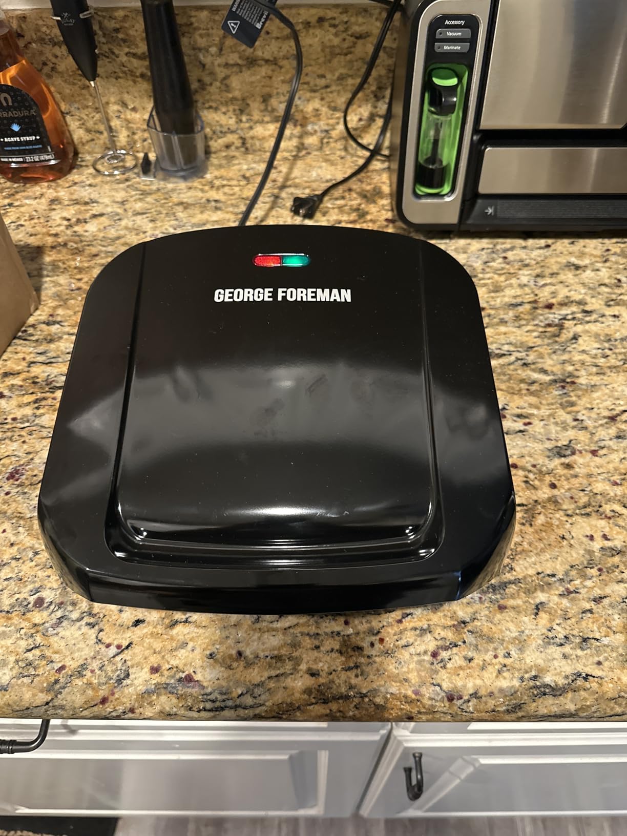 George Foreman 4-Serving Indoor Grill with Removable Plates customer photo 2