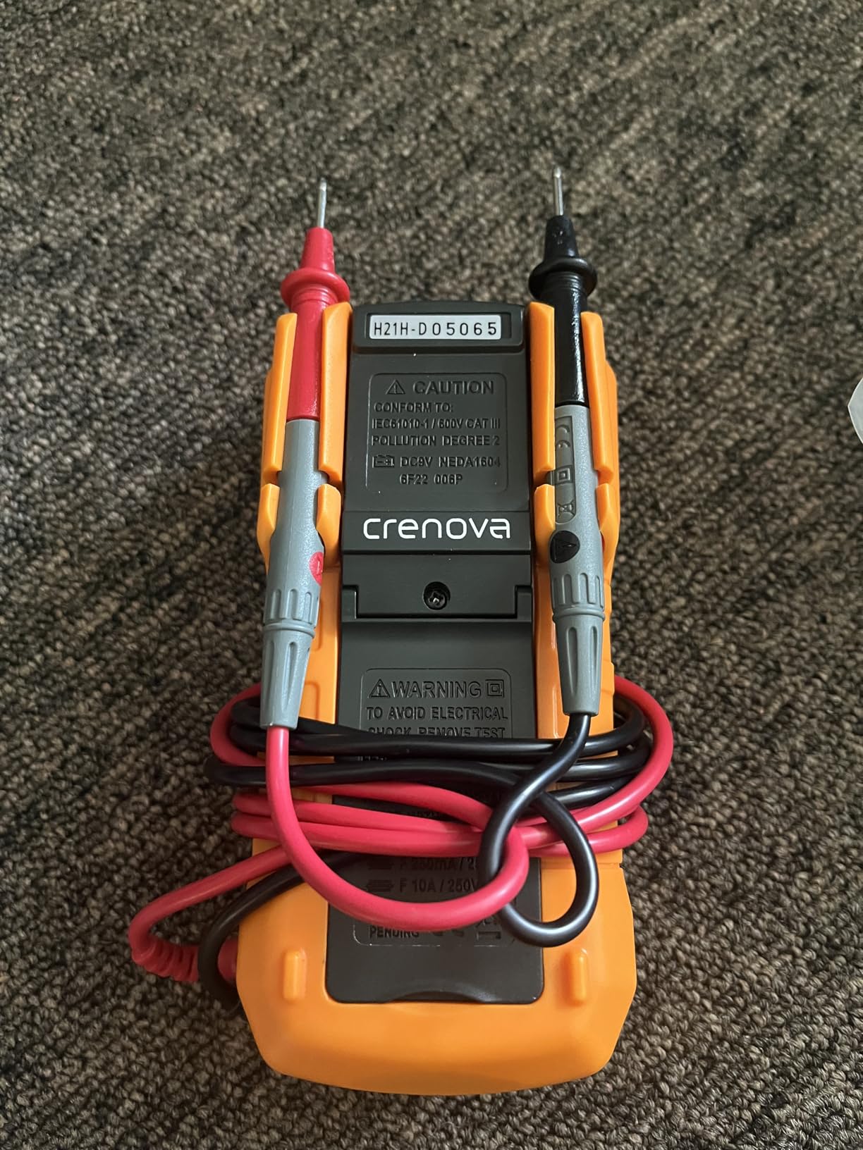 Crenova MS8233D Multimeter TRMS 6000 Counts Auto-Ranging Live Wire NCV customer photo 1