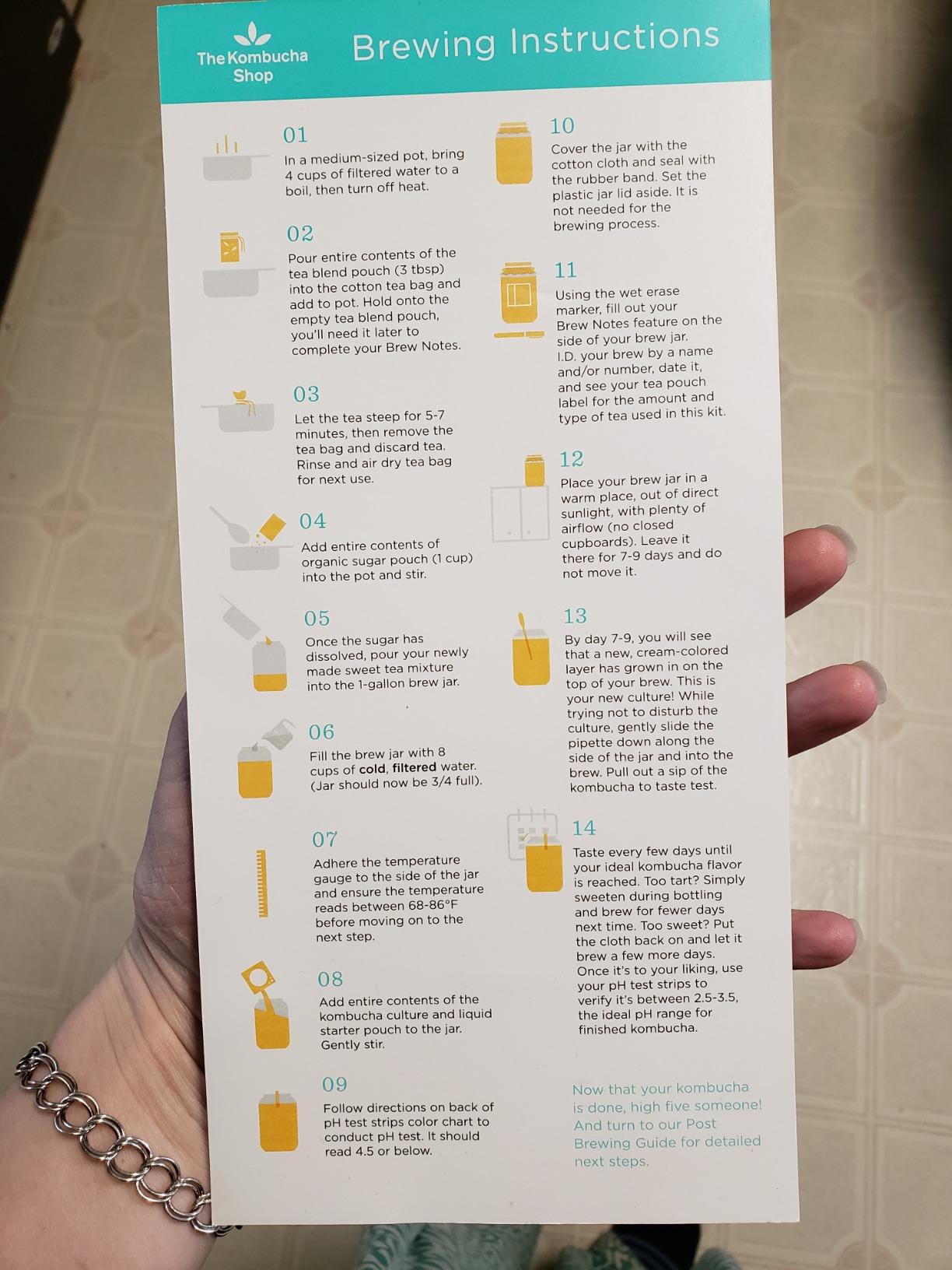 The Kombucha Shop Organic Kombucha Starter Kit - 1 Gallon Brewing Kit Includes All The Essentials Required for Brewing Kombucha At Home customer photo 2