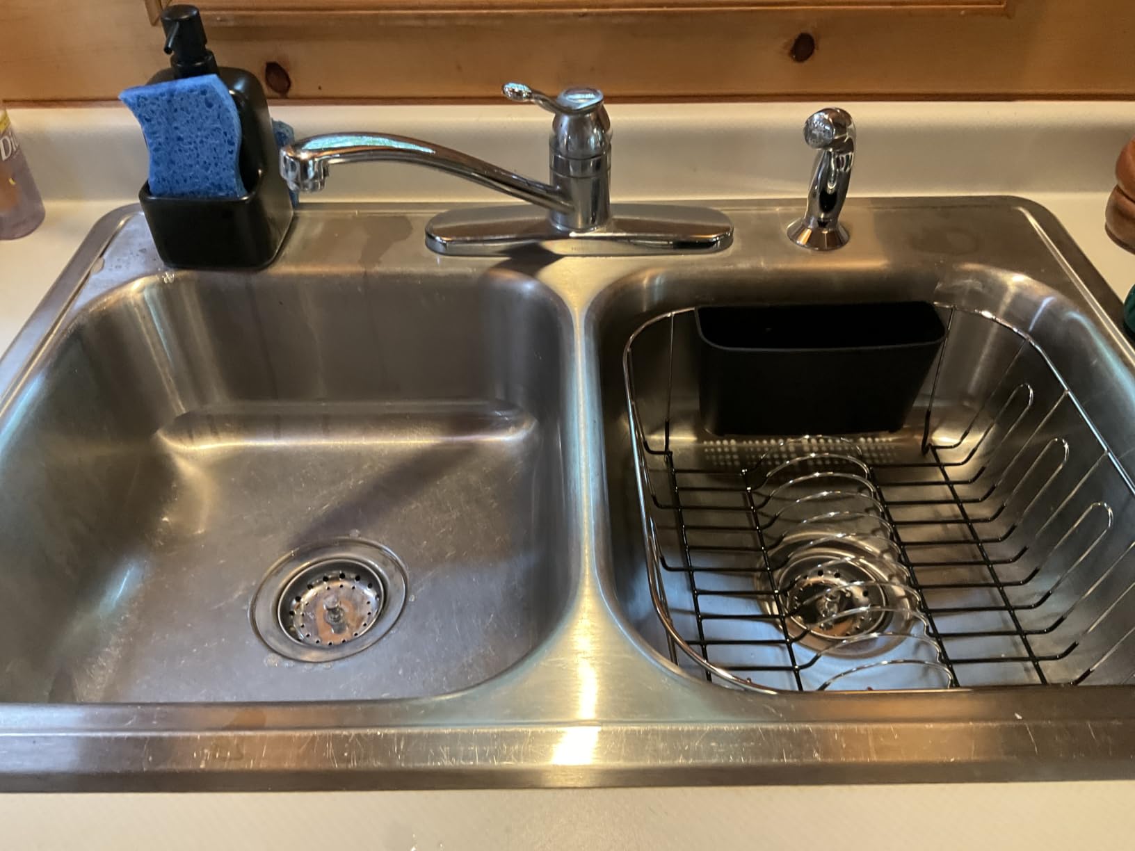 Neat-O Deluxe Chrome-Plated Steel Small Dish Drainers (Black) customer photo 2
