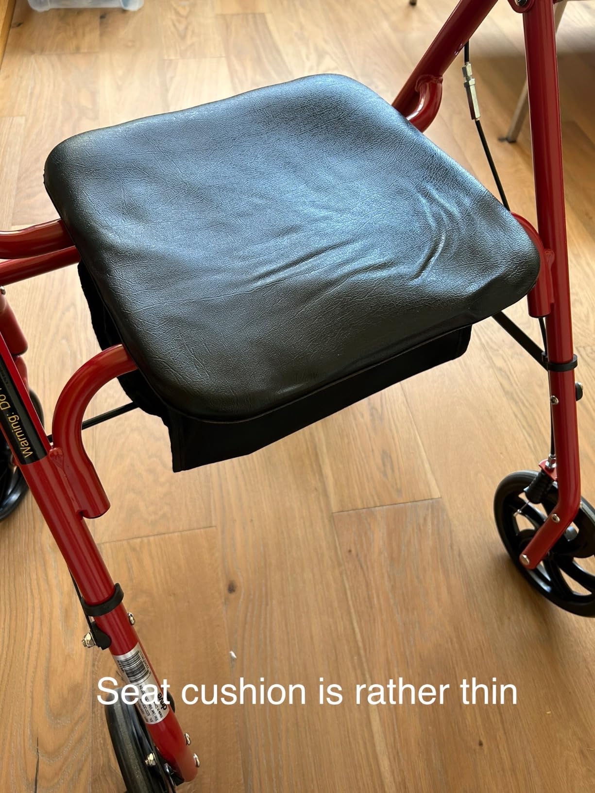 Drive Medical Rollator Walker with Seat, 7.5 Inch Wheels, Blue customer photo 1