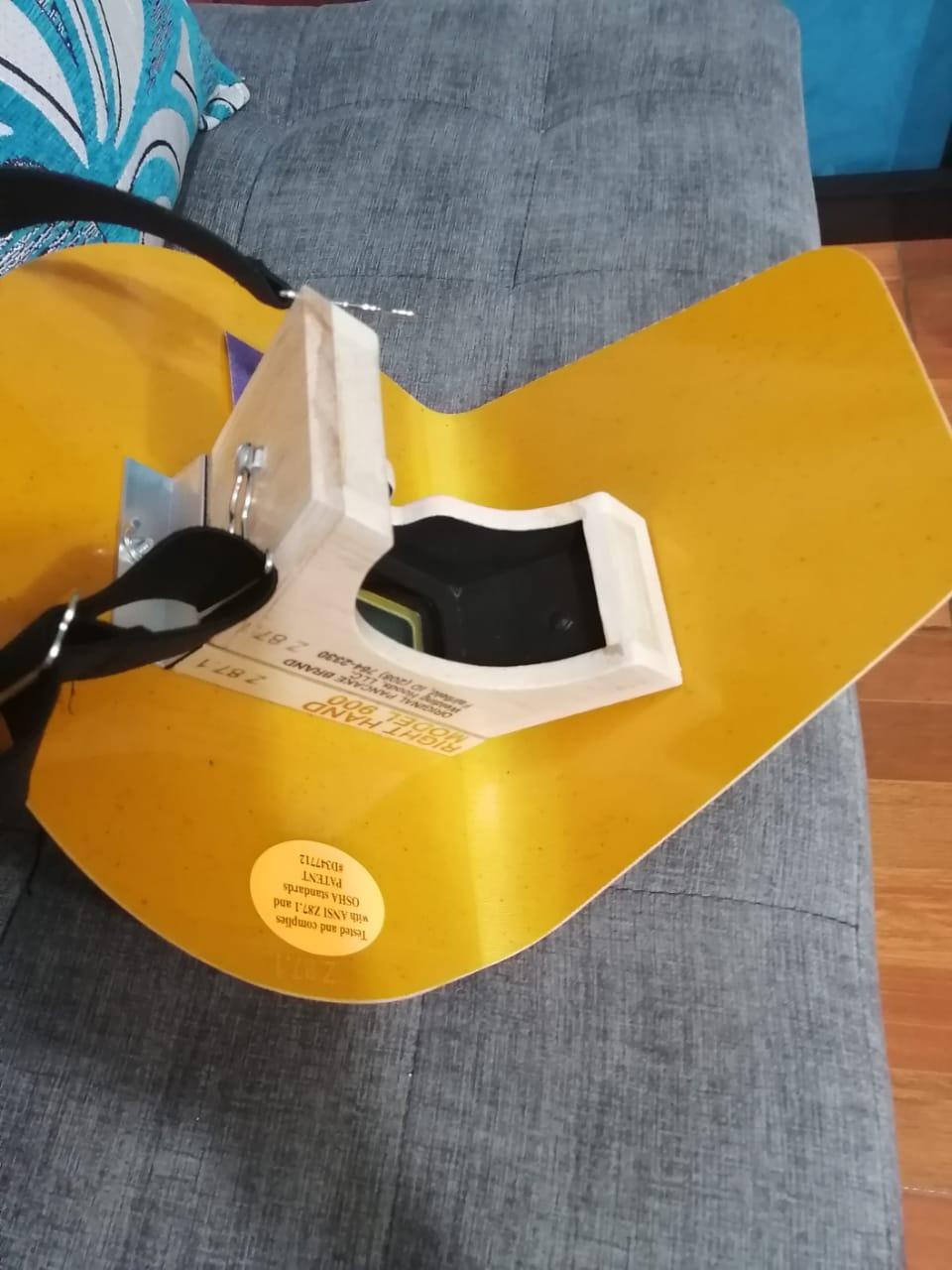Original Pancake Welding Hood Right Hand customer photo 1