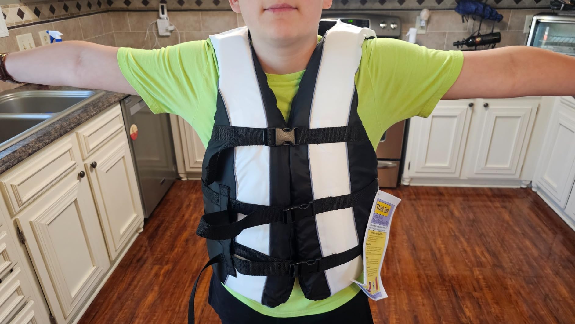 Hardcore Life Jacket Paddle Vest; Coast Guard Approved Type III PFD Life Vest Flotation Device; Jet ski, Wakeboard, Kayak; Ideal Extra Life Jacket for Your Pontoon Boat customer photo 1