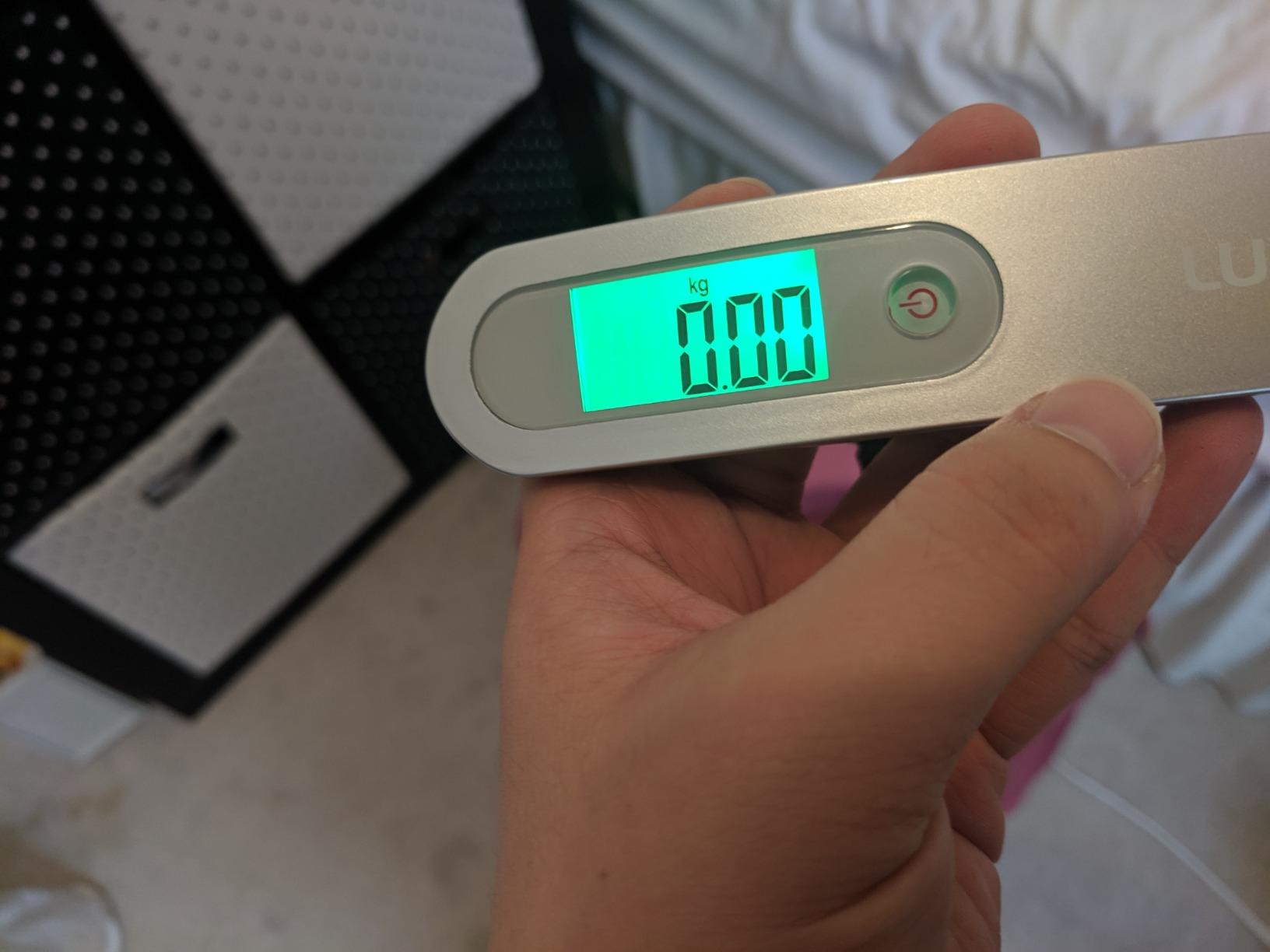 Digital Luggage Scale Vacation Travel Essentials Accessories Gifts for Traveler Portable Suitcase Handheld Weight Scale 110 lbs Hanging Baggage Travel Must Haves customer photo 1