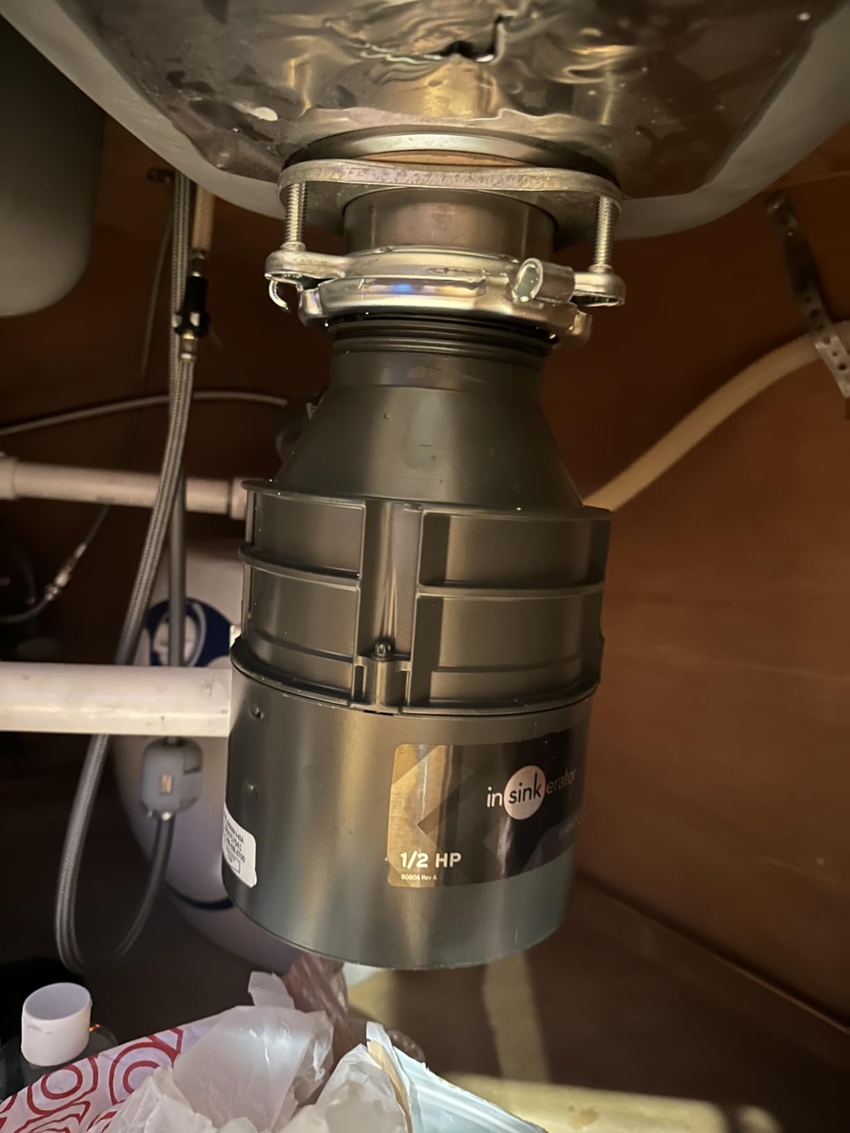 InSinkErator Badger 5 Garbage Disposal with Power Cord, Badger Series 1/2 HP Continuous Feed Food Waste Disposer customer photo 2