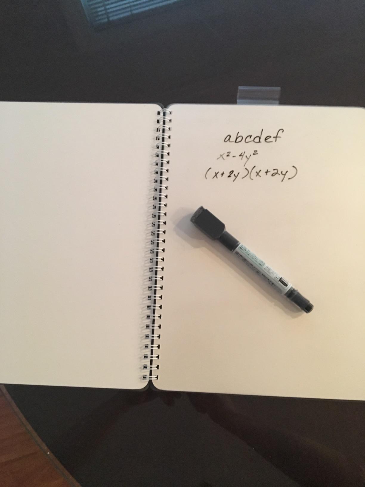 Nu Board A4 Size (8.8 x 11.9 inch) NGA403FN08 Whiteboard Notebook - Dry Erase Notebook - Environmentally Reusable Notebook customer photo 1