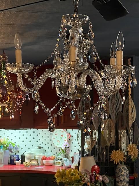 Saint Mossi Modern Contemporary Elegant K9 Crystal Glass Chandelier Pendant Ceiling Lighting Fixture - 5 Lights customer photo 2