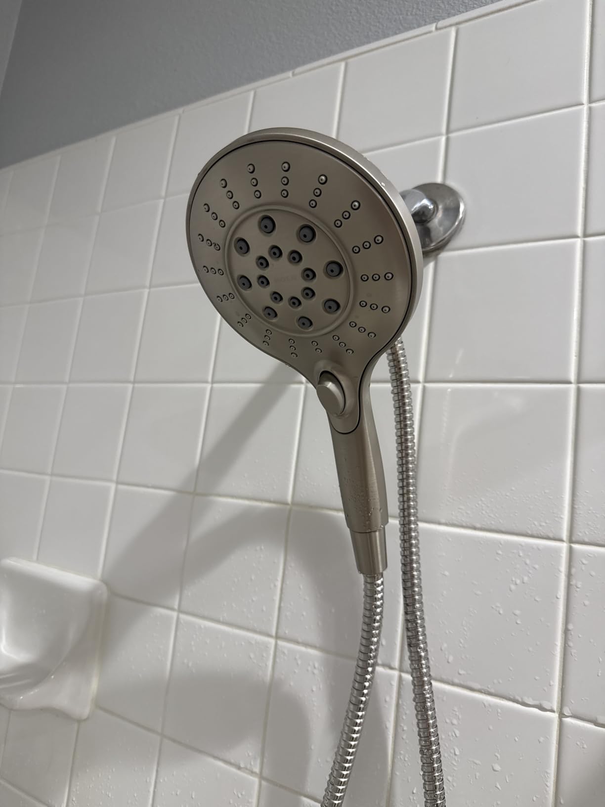 Moen Engage Spot Resist Brushed Nickel Handheld Showerhead customer photo 1