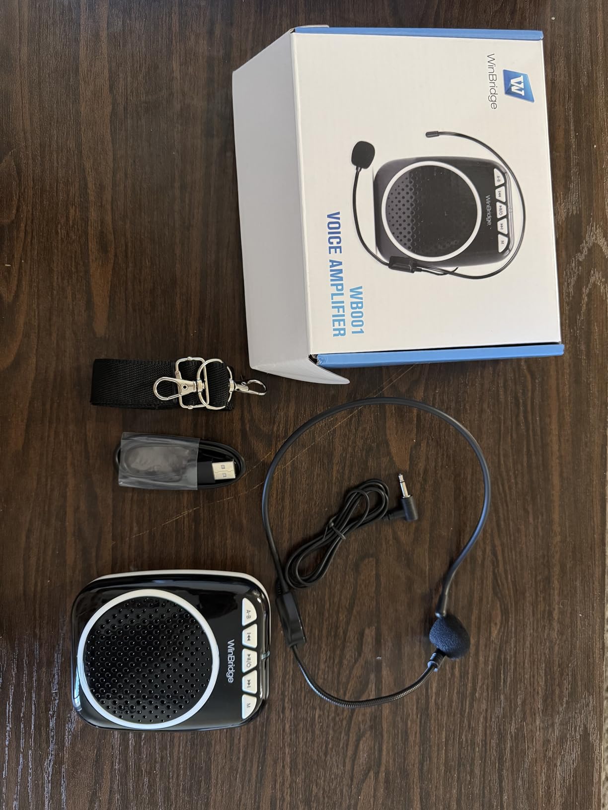 WinBridge Voice Amplifier with Wired Headset Microphone for Teachers WB001 customer photo 1