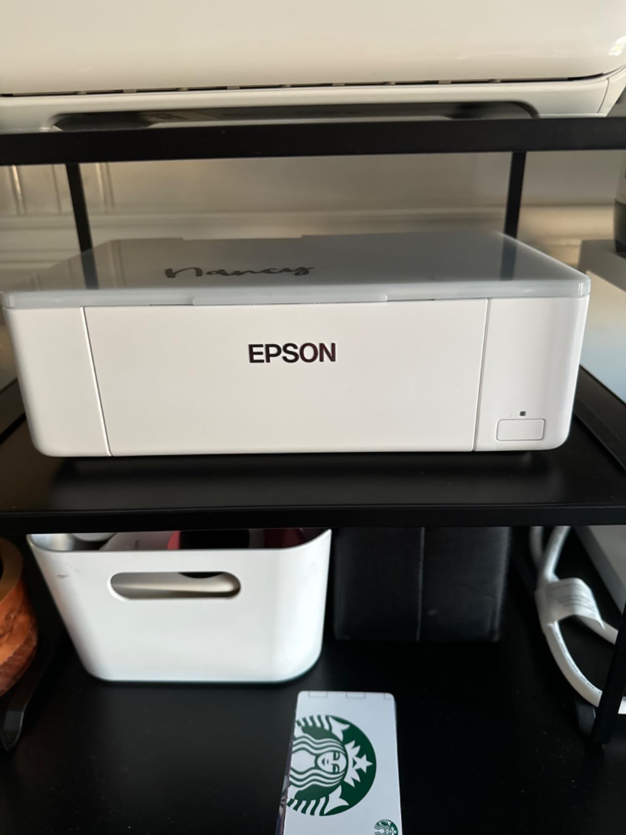 Epson PictureMate PM-400 Wireless Compact Color Photo Printer, white | Compact wireless photo printing; borderless 4 x 6 and 5 x 7 in., mobile support; ideal for home and travel customer photo 1