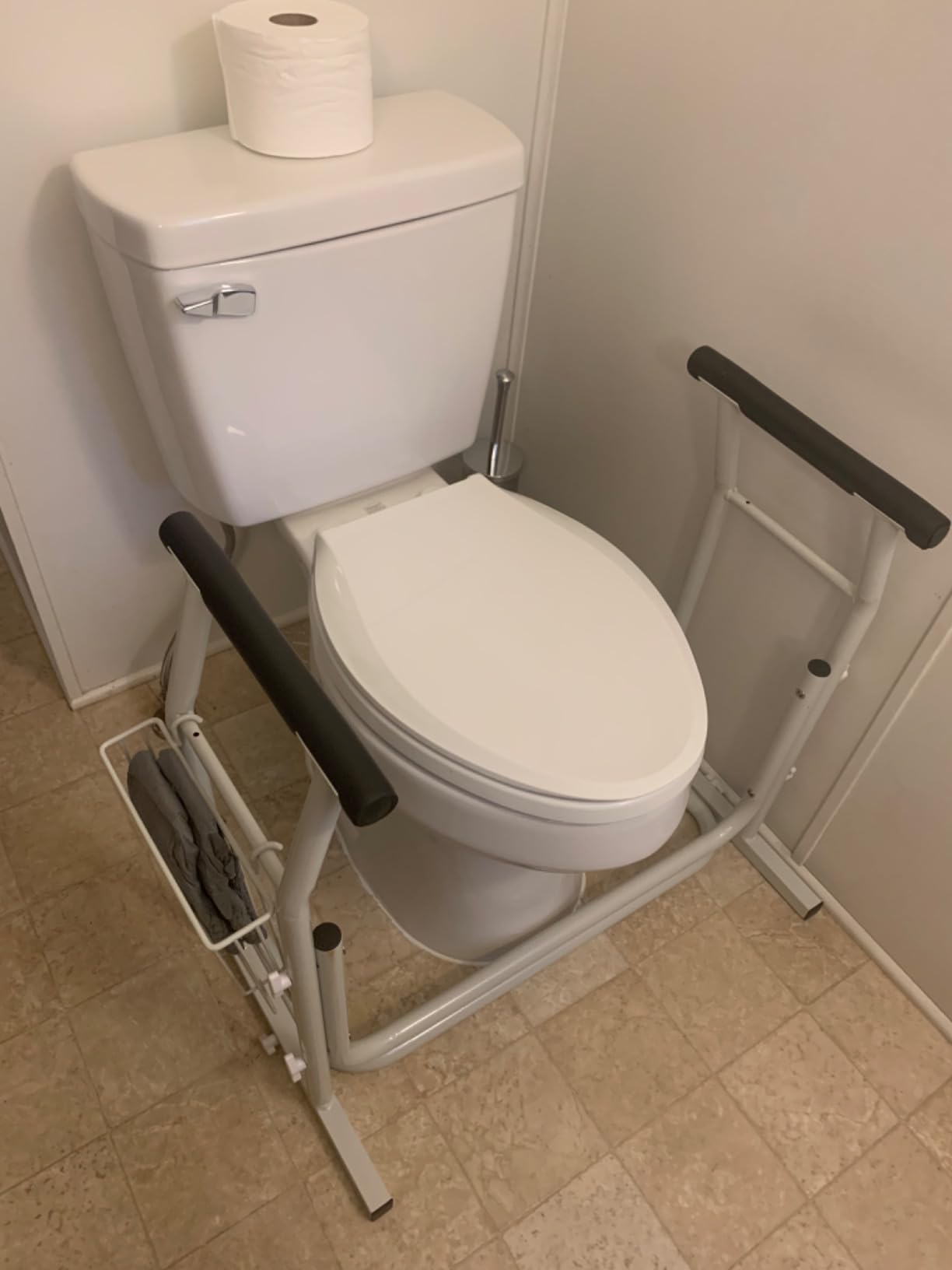 Vive Toilet Safety Rail with Arms - 300LBS Support Frame with Handles customer photo 2