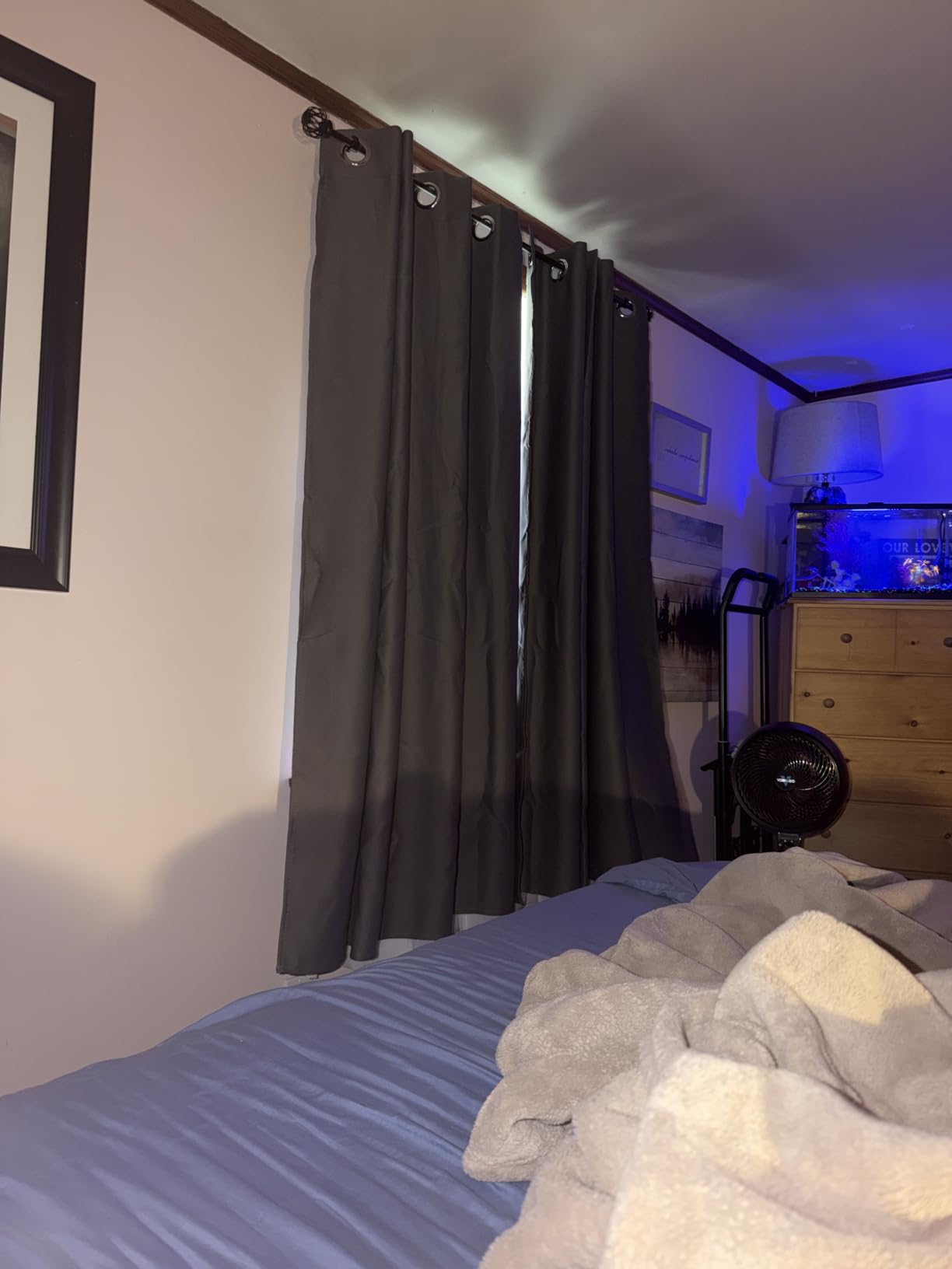 NICETOWN Black Out Curtains for Bedroom 84 Inches Long, W52xL84, 2 Panels customer photo 2