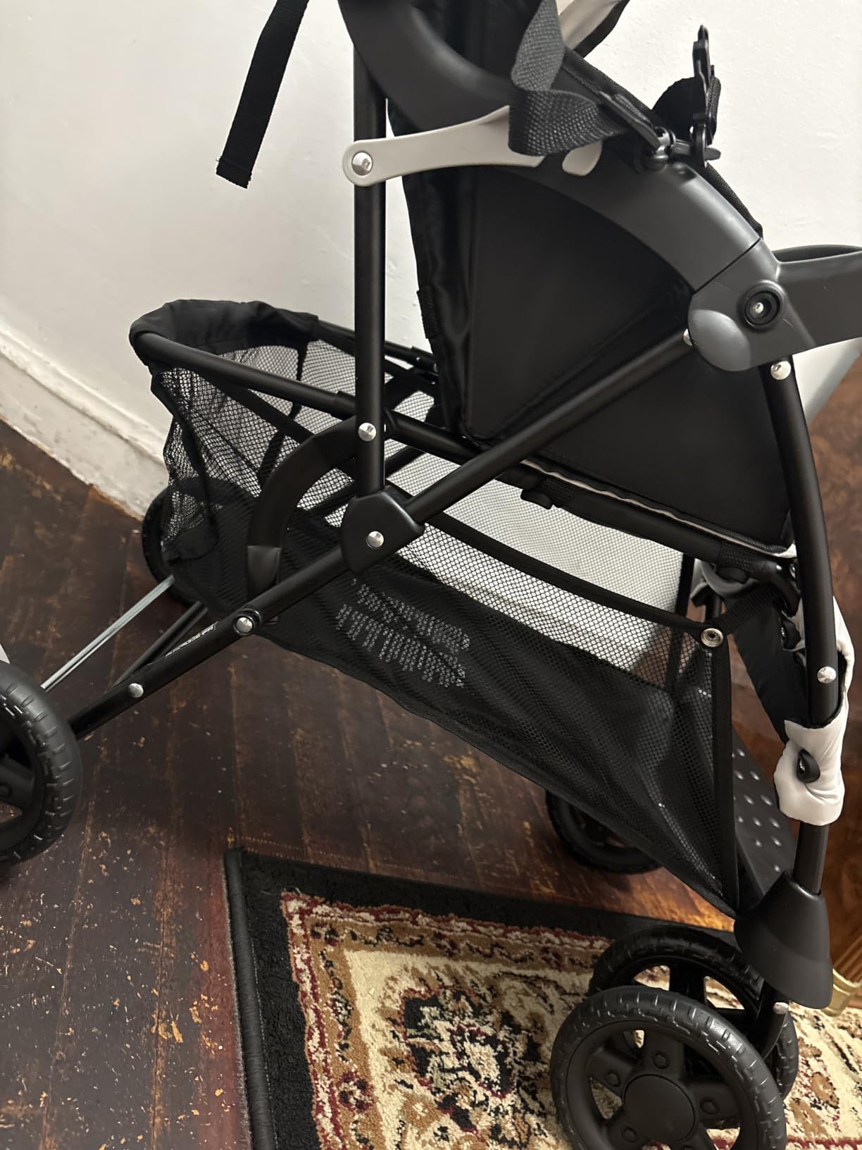 Kolcraft Cloud Plus Lightweight Umbrella Stroller for Toddlers with Reclining Seat, Large Storage Basket, Canopy, Infant & Parent Trays, Compact Fold for Summer Travel, Durable Frame, Slate Gray customer photo 2