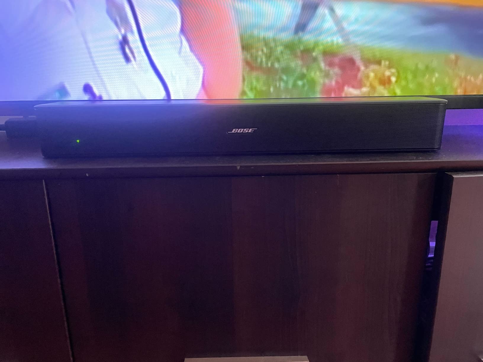 Bose Solo 5 TV Soundbar Sound System with Universal Remote Control, Black customer photo 1