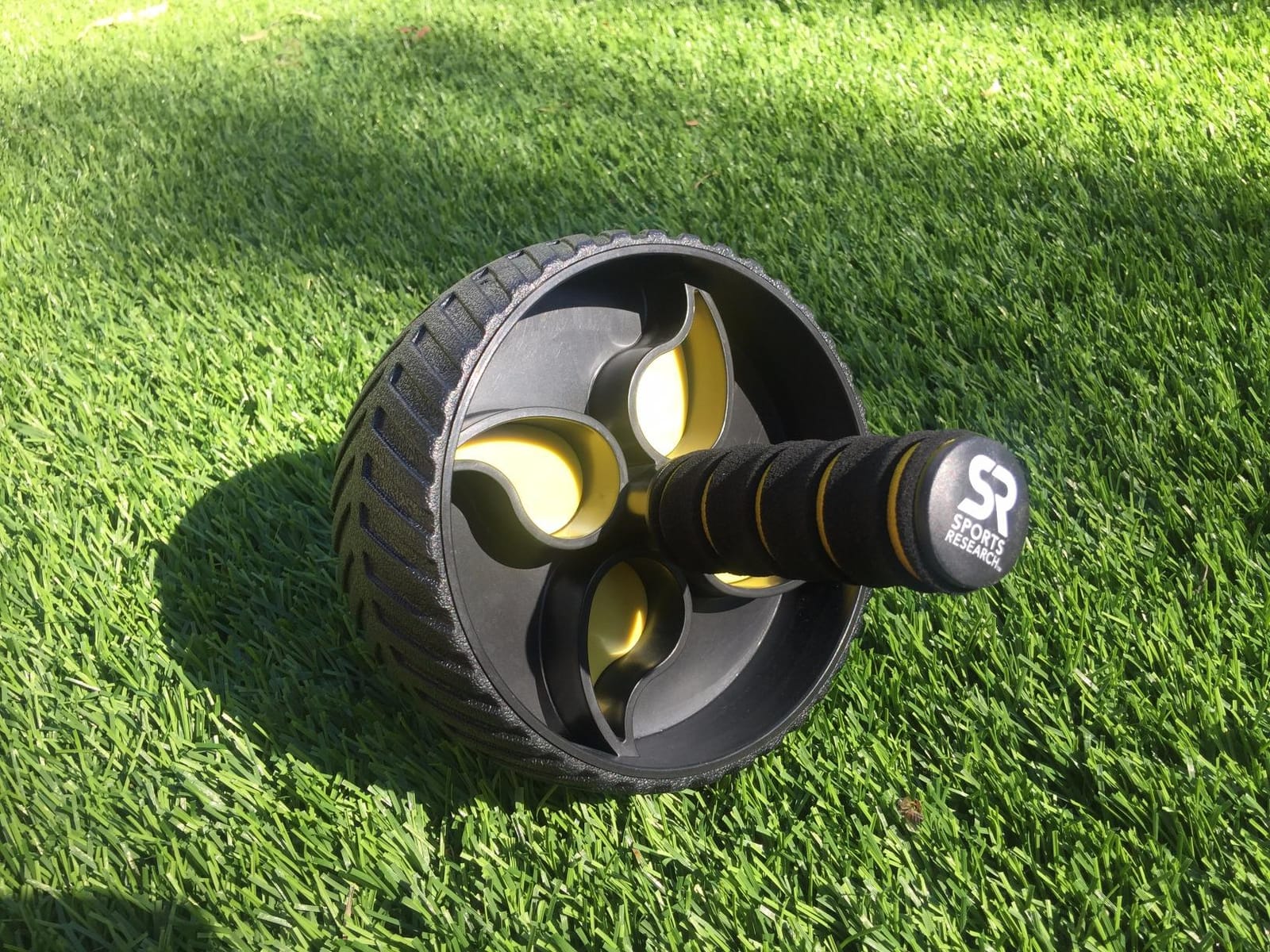 Sports Research® Ab Wheel Roller for Core Strength Training | Sturdy 3