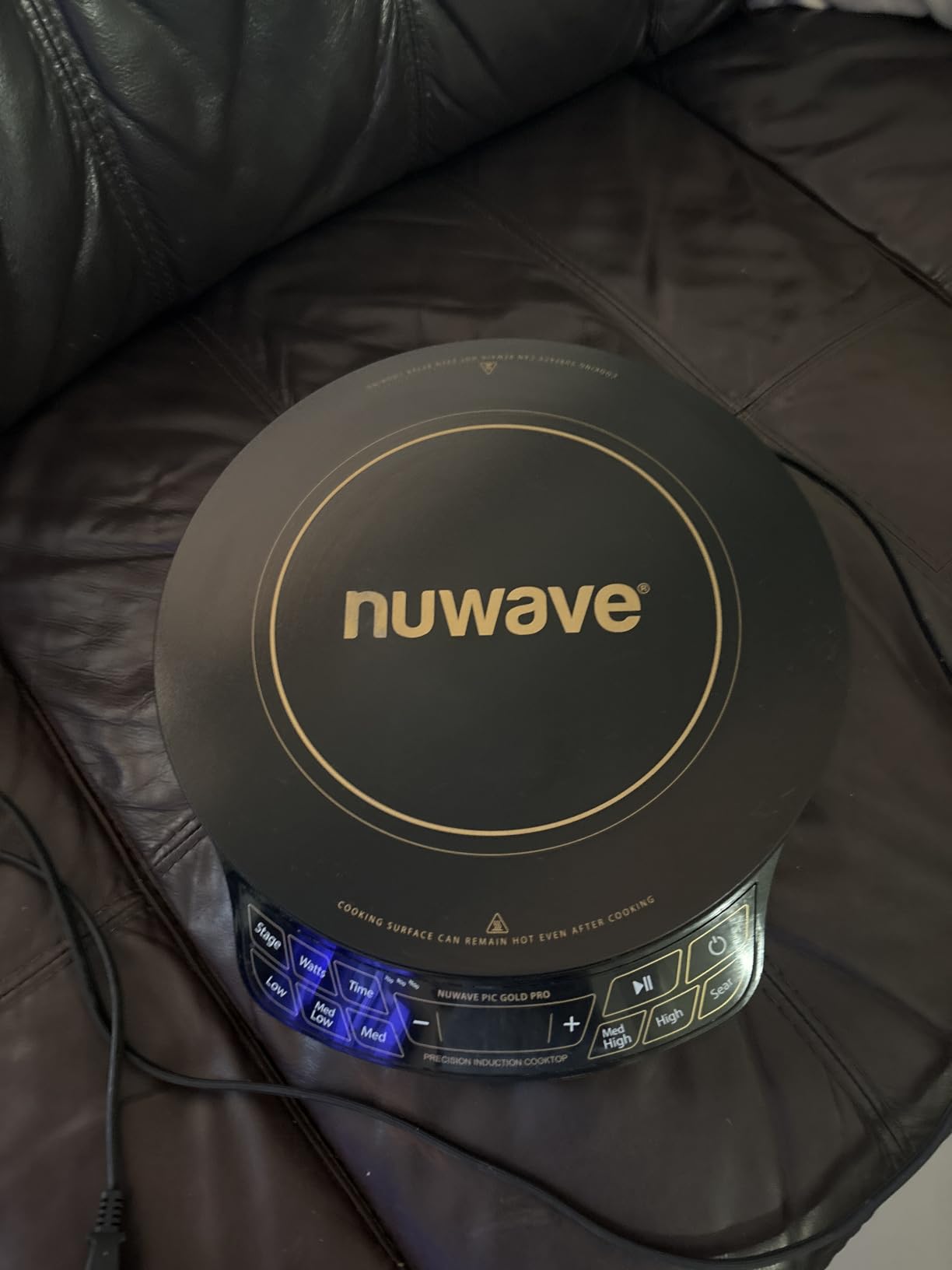 Nuwave Gold Precision Induction Cooktop, Powerful w/Large 8” Heating Coil customer photo 1