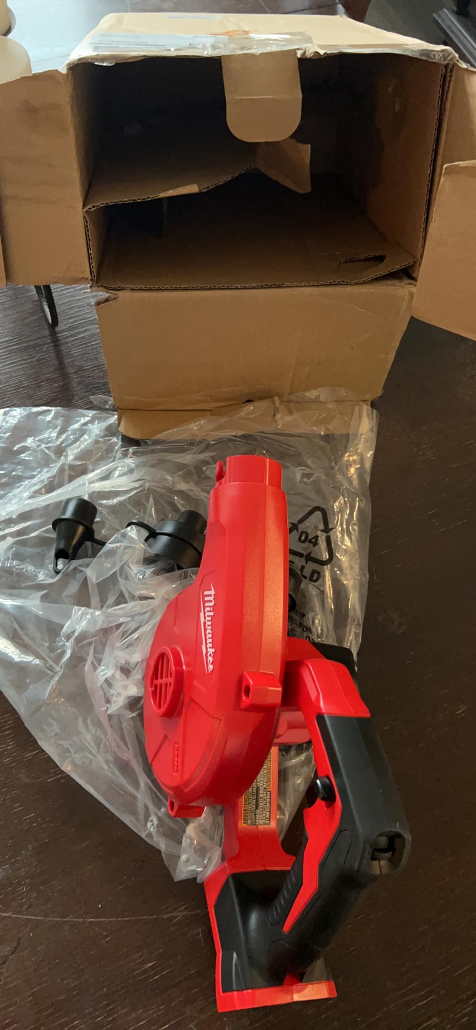 Milwaukee 0884-20 M18 18 Volt Cordless Compact Yard Leaf Blower Sale customer photo 1
