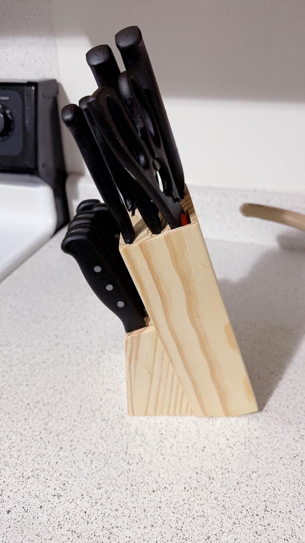 Farberware 22-Piece Kitchen Knife Block Set, High Carbon Stainless Steel customer photo 2