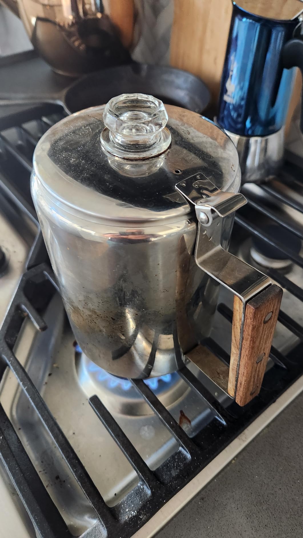 COLETTI Bozeman Percolator Coffee Pot — NO Aluminum or Plastic [9 cup] customer photo 2