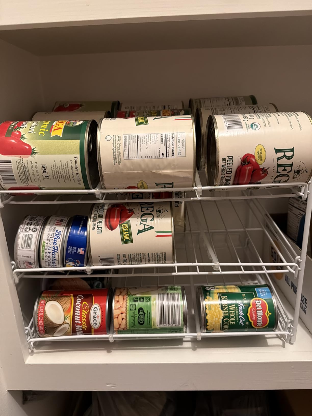 Simple Houseware 3-Tier Stackable Can Organizer Rack Hold 36 Cans, Chrome customer photo 2