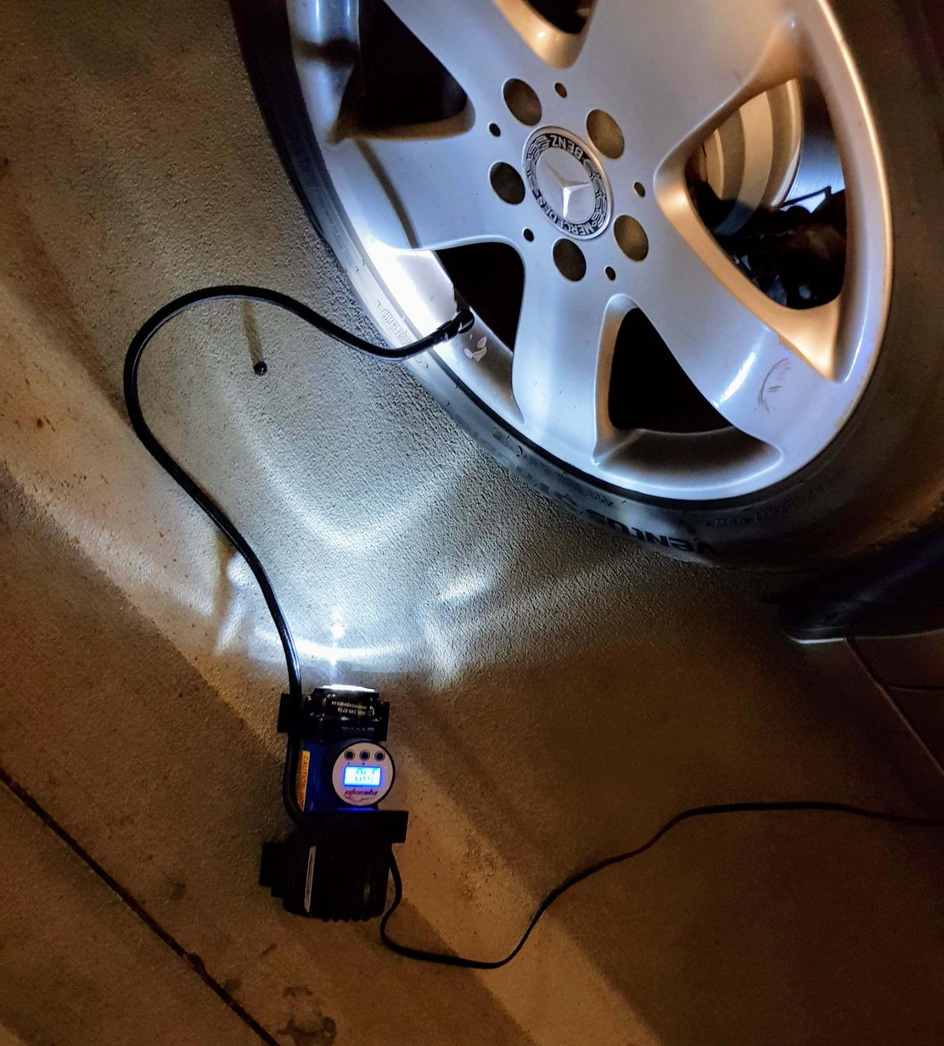 EPAuto 12V DC Portable Air Compressor Pump, Digital Tire Inflator customer photo 1