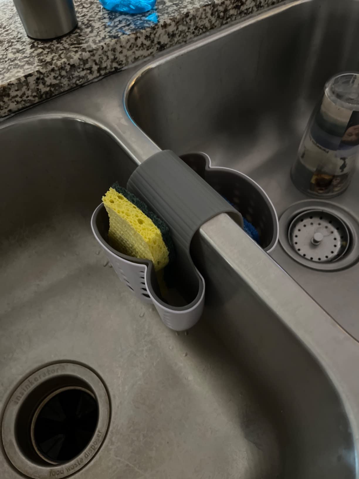 Kitchen Sink Caddy Sponge Holder, Saddle Faucet Organizer customer photo 1
