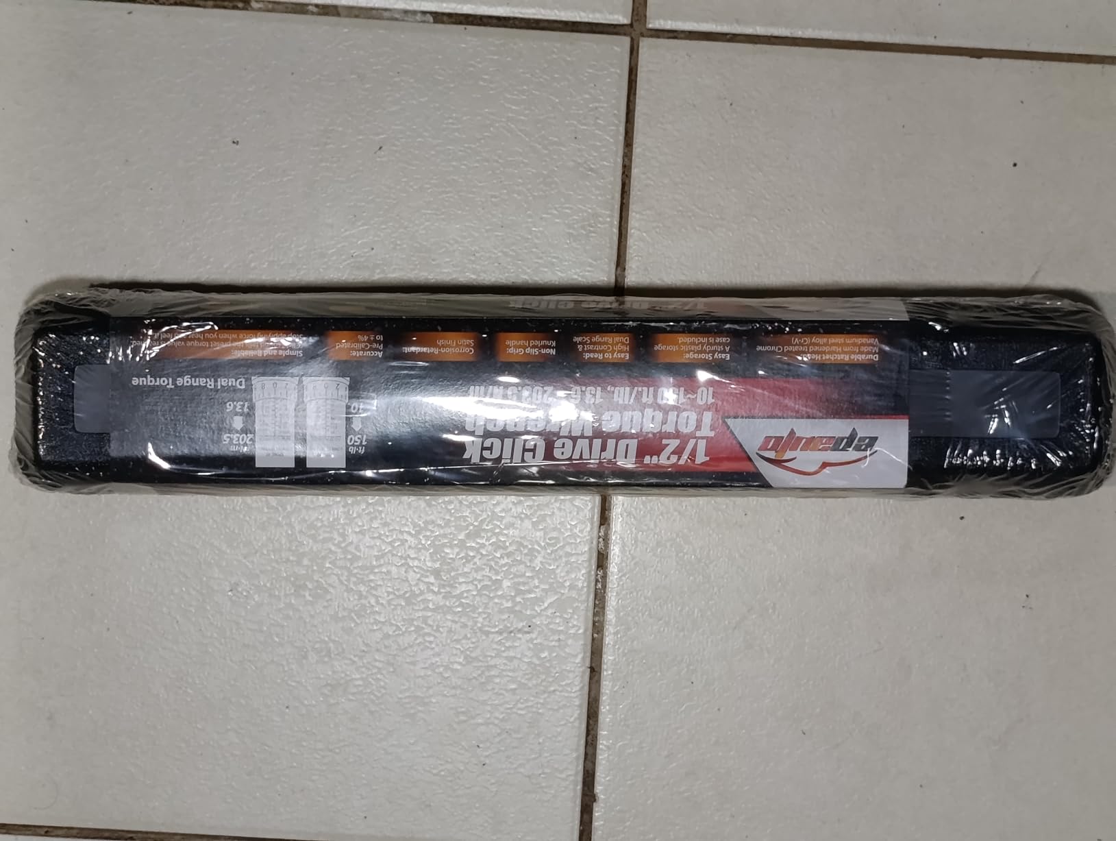EPAuto 1/2-inch Drive Click Torque Wrench, 10-150 ft/lb, 13.6-203.5 N/m customer photo 1