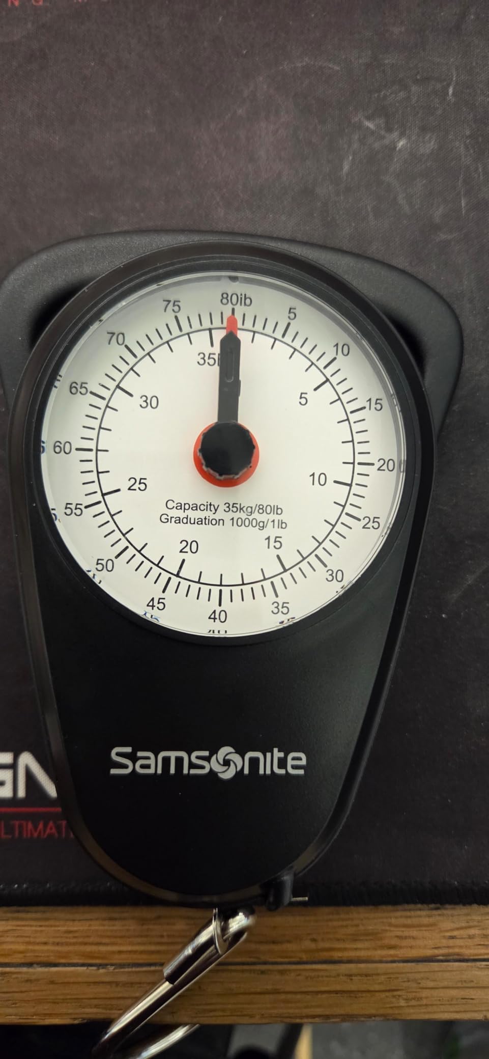 Samsonite Manual Luggage Scale, Black, One Size customer photo 2