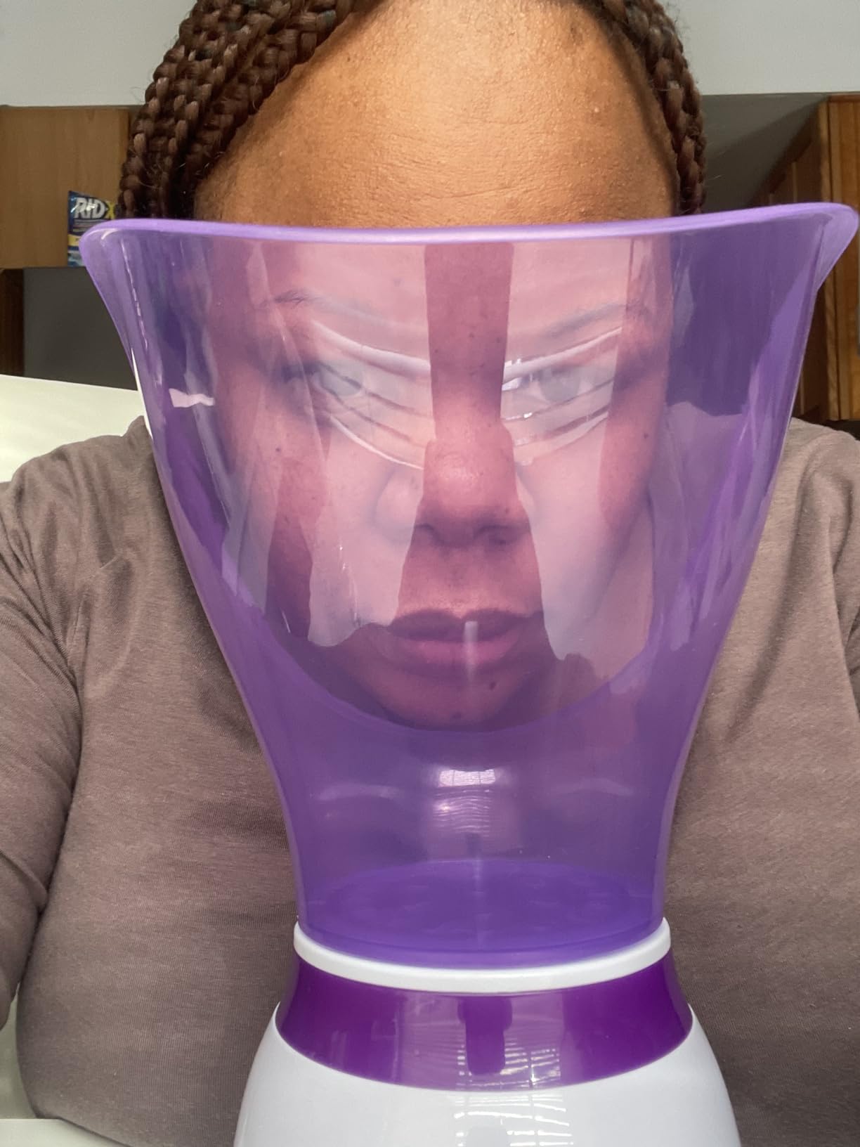 Face Steamer,Beauty Nymph Spa Home Facial Steamer Sauna Pores and Extract Blackheads, Rejuvenate and Hydrate Your Skin for Youthful Complexion- Face Steaming Skincare Deep Cleanse SPA customer photo 1