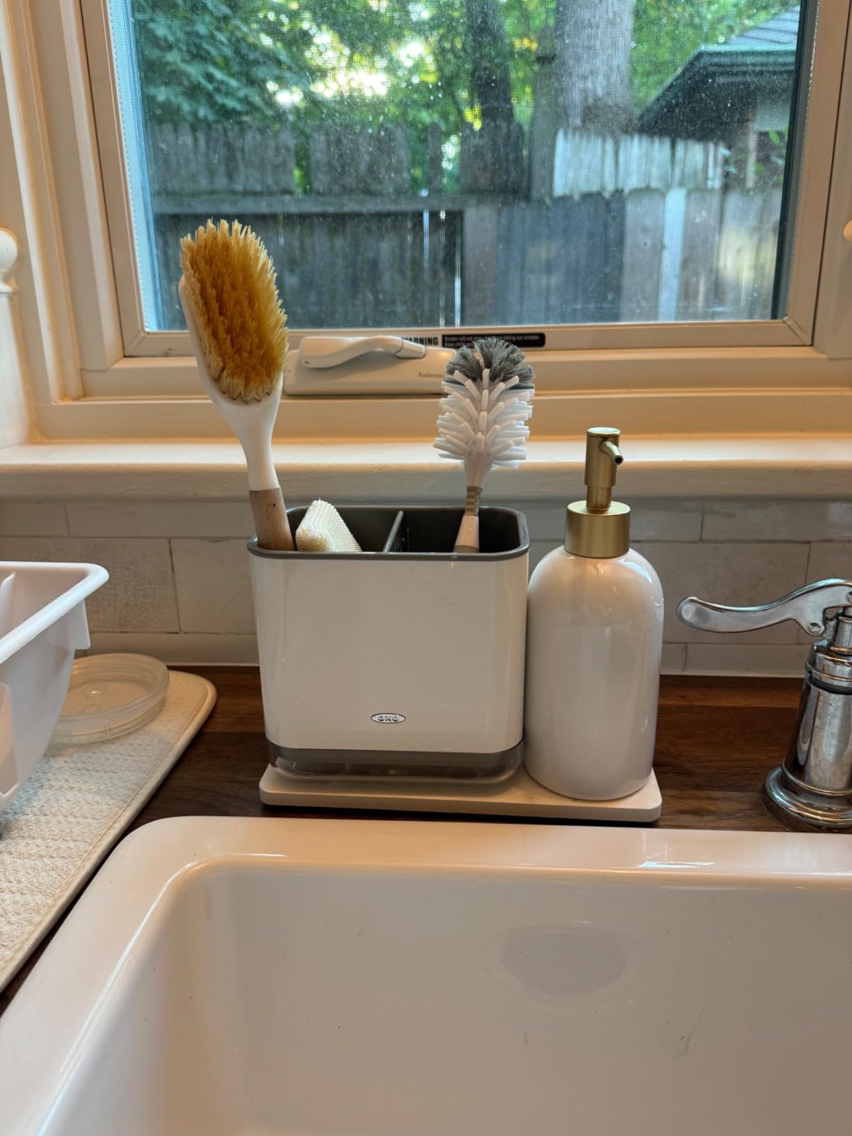 OXO Good Grips Stainless Steel Sink Organizer Caddy & Sponge Holder customer photo 2