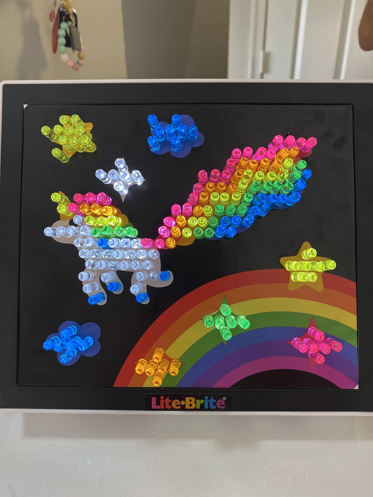 Lite Brite Classic, Favorite Retro Toy - Create Art with Light, STEM, Educational Learning, Holiday, Birthday, Gift, Boys, Kid, Toddler, Girls Age 4+ customer photo 1