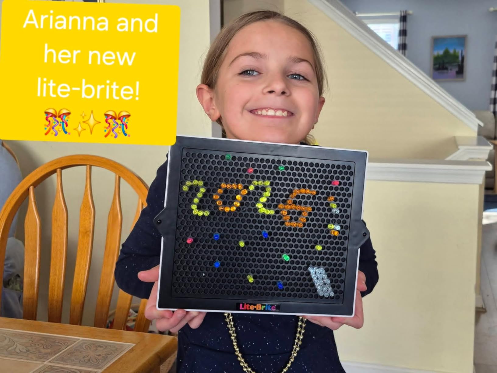 Lite Brite Classic, Favorite Retro Toy - Create Art with Light, STEM, Educational Learning, Holiday, Birthday, Gift, Boys, Kid, Toddler, Girls Age 4+ customer photo 2