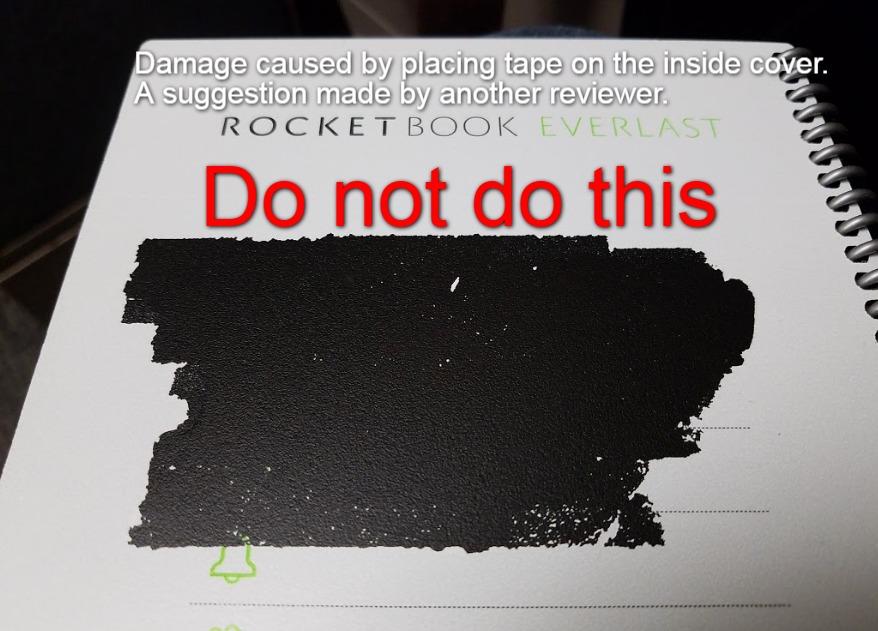 Rocketbook Core Reusable Spiral Notebook, Executive Size 6x8.8, Black - Dotted Pages, App-Connected, Erasable, Durable Cover, Ideal for School, Work, and Creative Projects customer photo 1