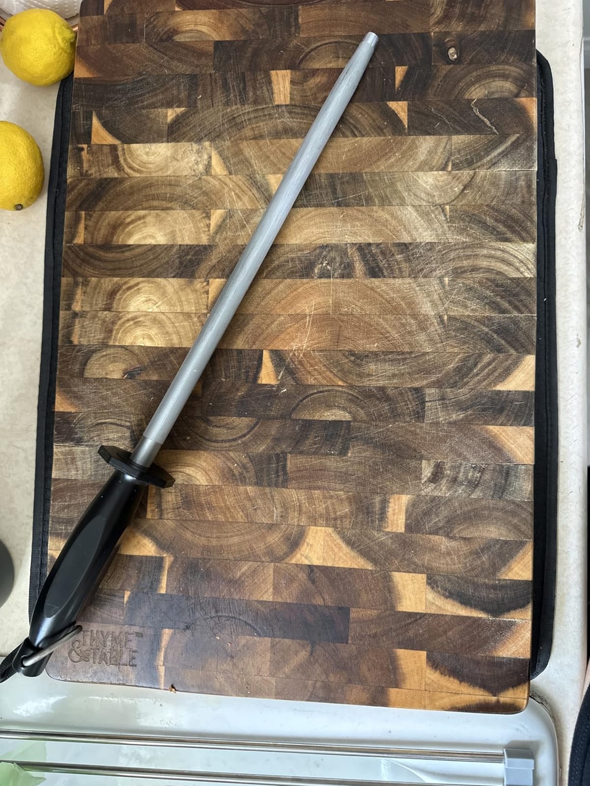 Utopia Kitchen Knife Sharpener Rod 12 Inch Honing Rod for Sharpening customer photo 2