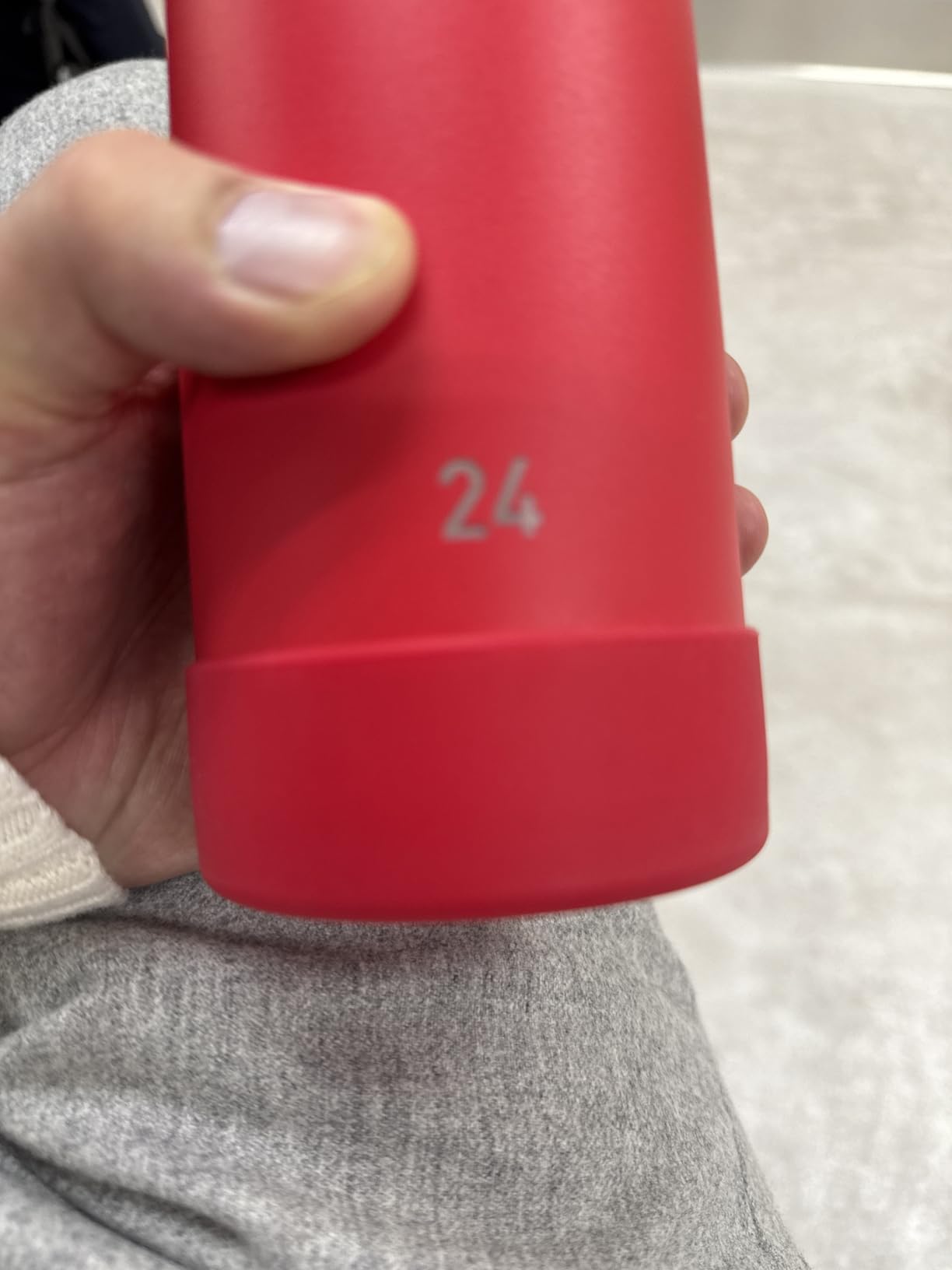 Takeya Actives Insulated Stainless Steel Water Bottle with Spout Lid, 32 Ounce, Midnight customer photo 1